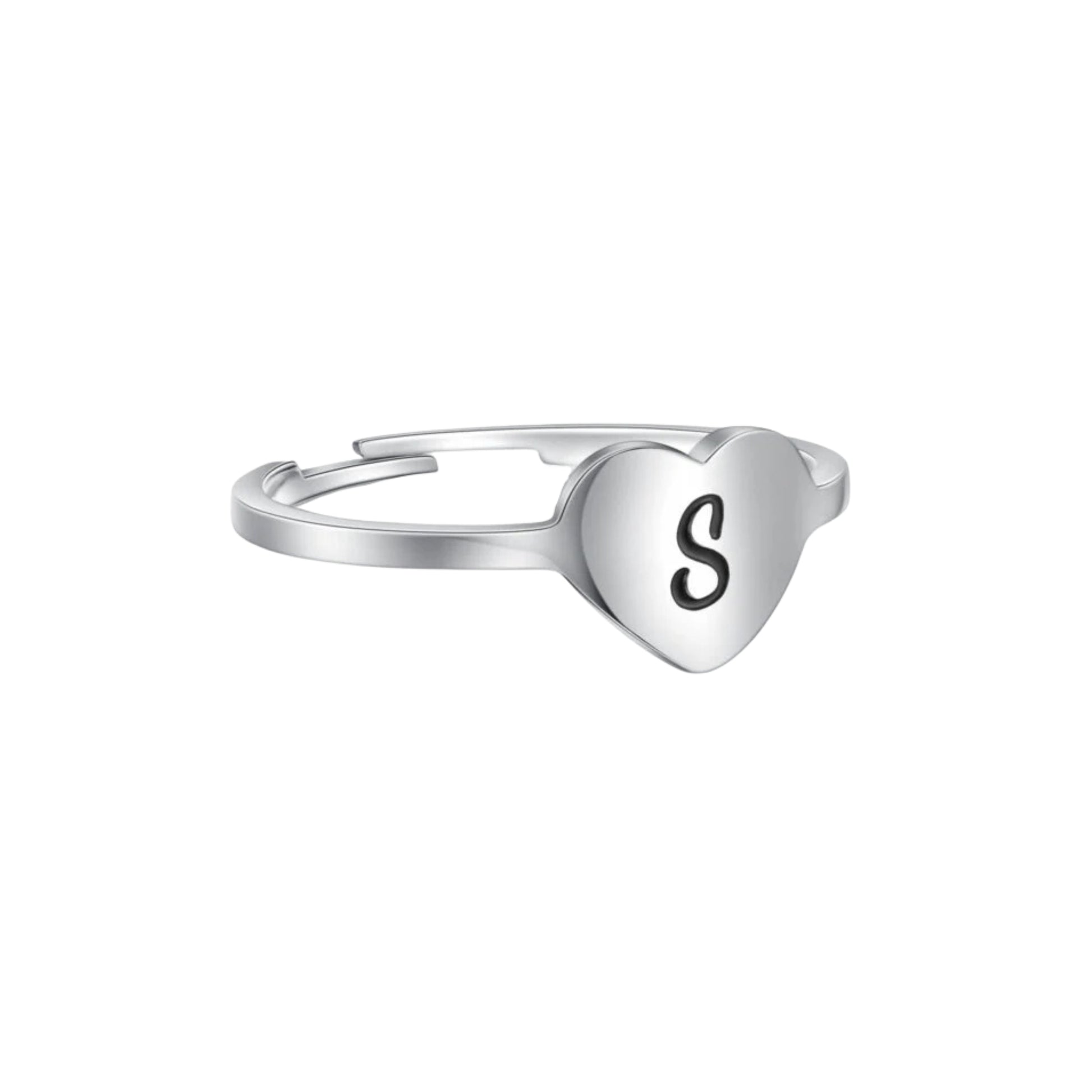 Anello Cuore Lettera Personal - Brand Gioielli