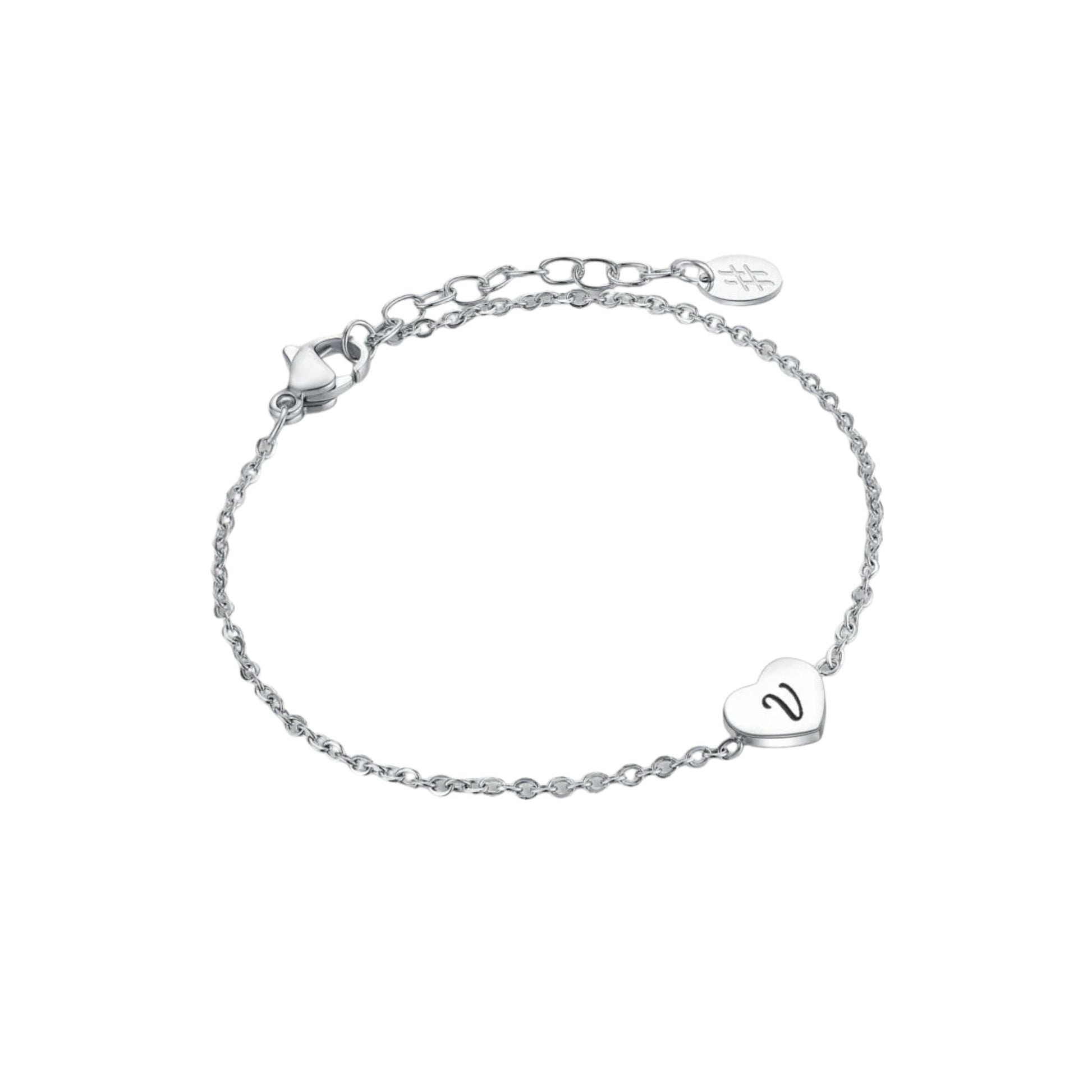 Bracciale Cuore Lettera Personal - Brand Gioielli
