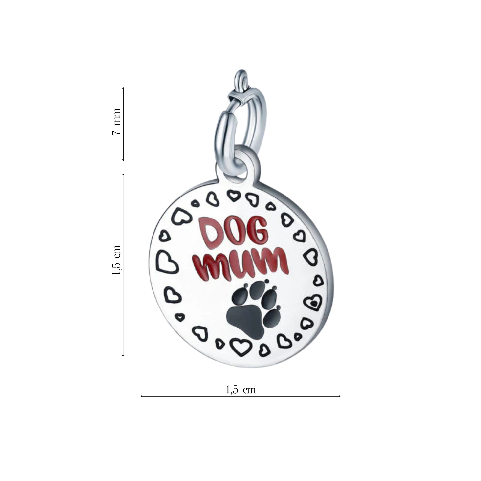 Charm Dog Mum - Brand Gioielli