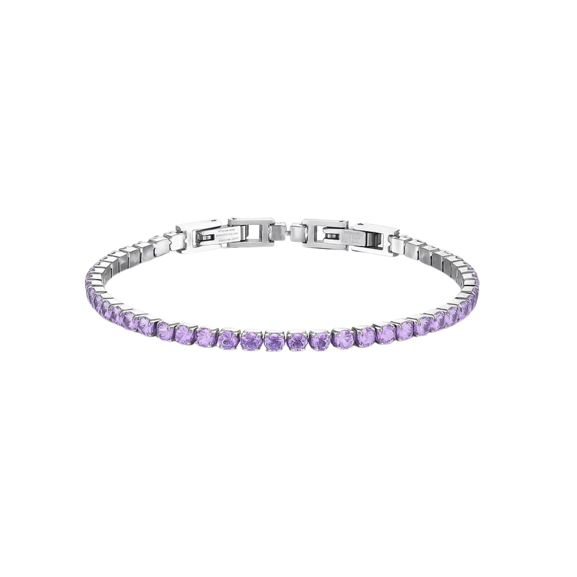 Bracciale Tennis 3mm chiusura a scatto - Les Folies