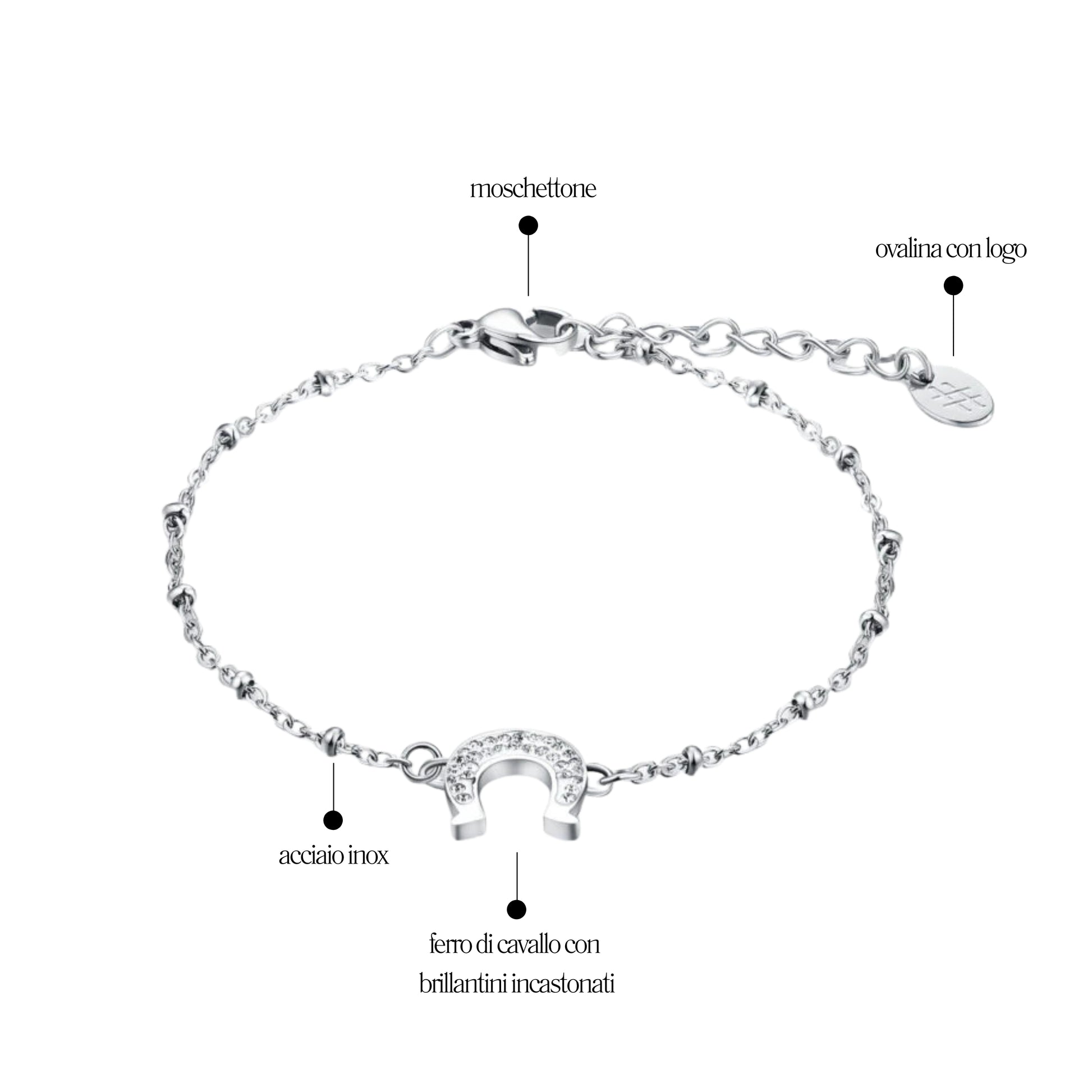 Bracciale Ferro di Cavallo Shine - Brand Gioielli