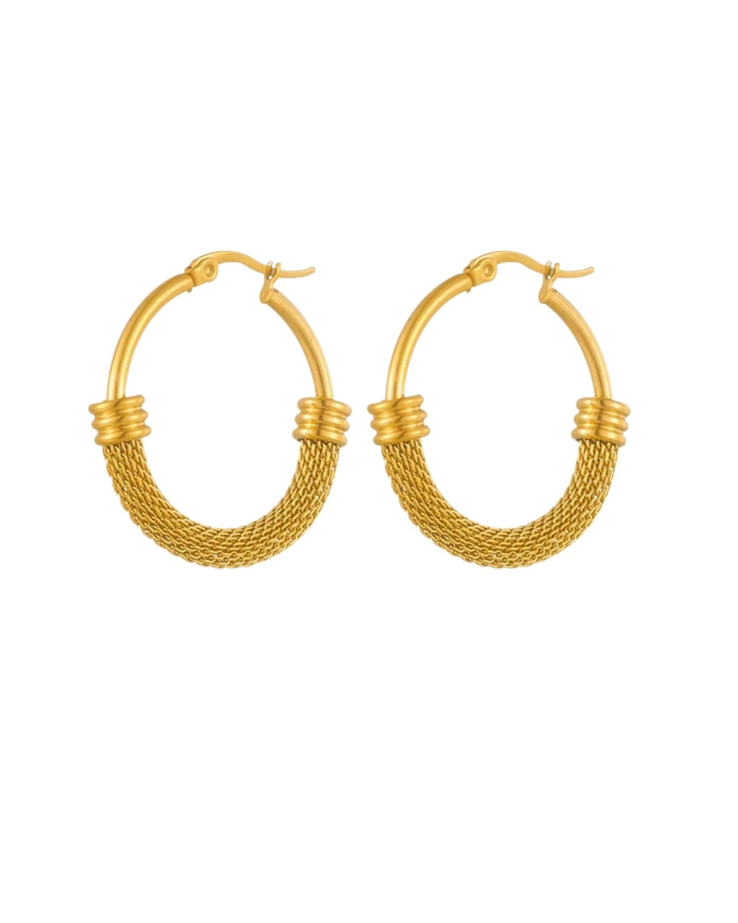Coppia Di Orecchini_AcciaioInox "CREOLE"