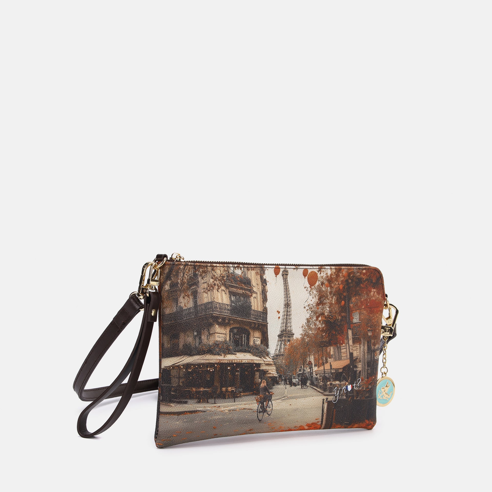 Clutch Yes bag stampa Parigi - Ynot?