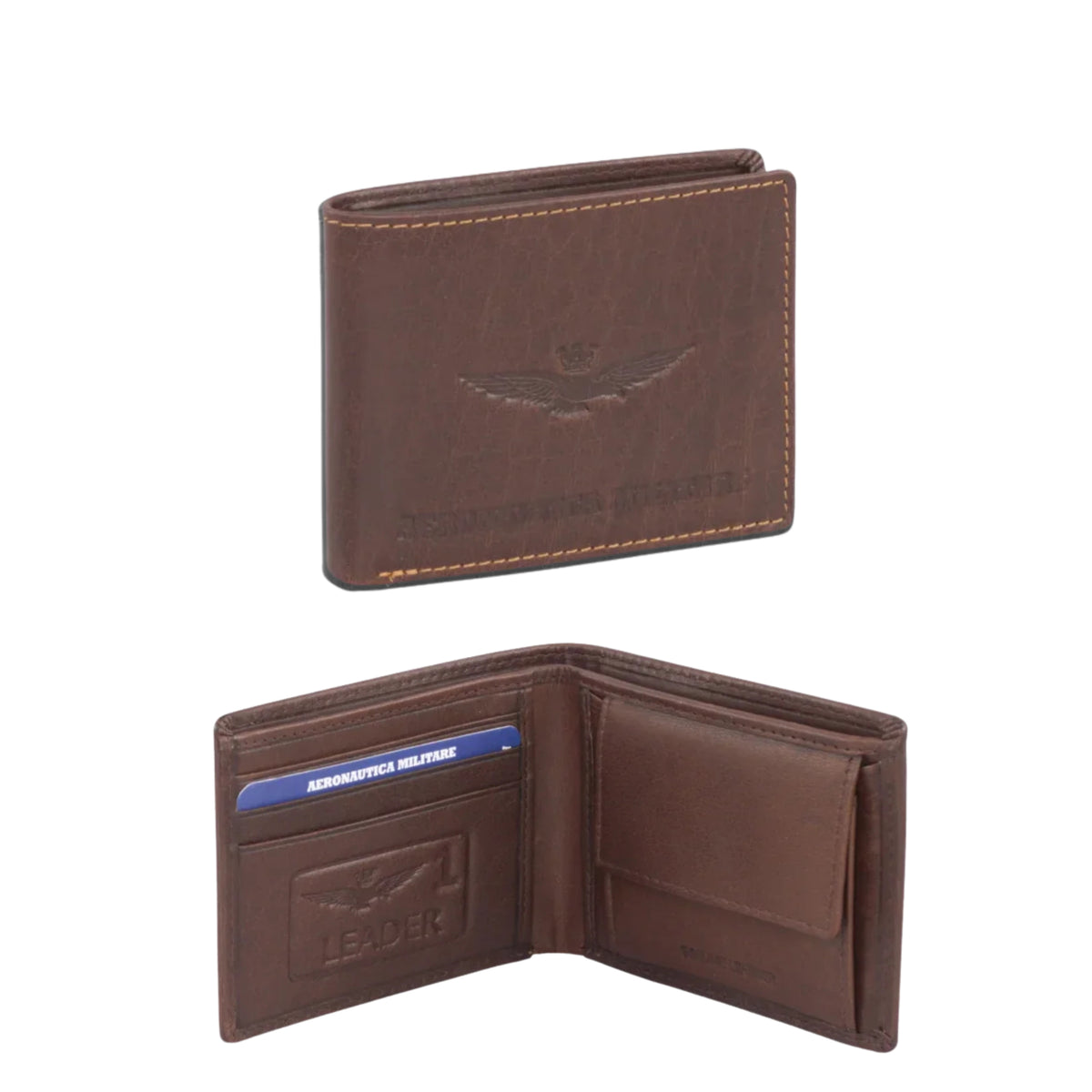 Portafoglio in Vera Pelle Eagle - Aeronautica Militare