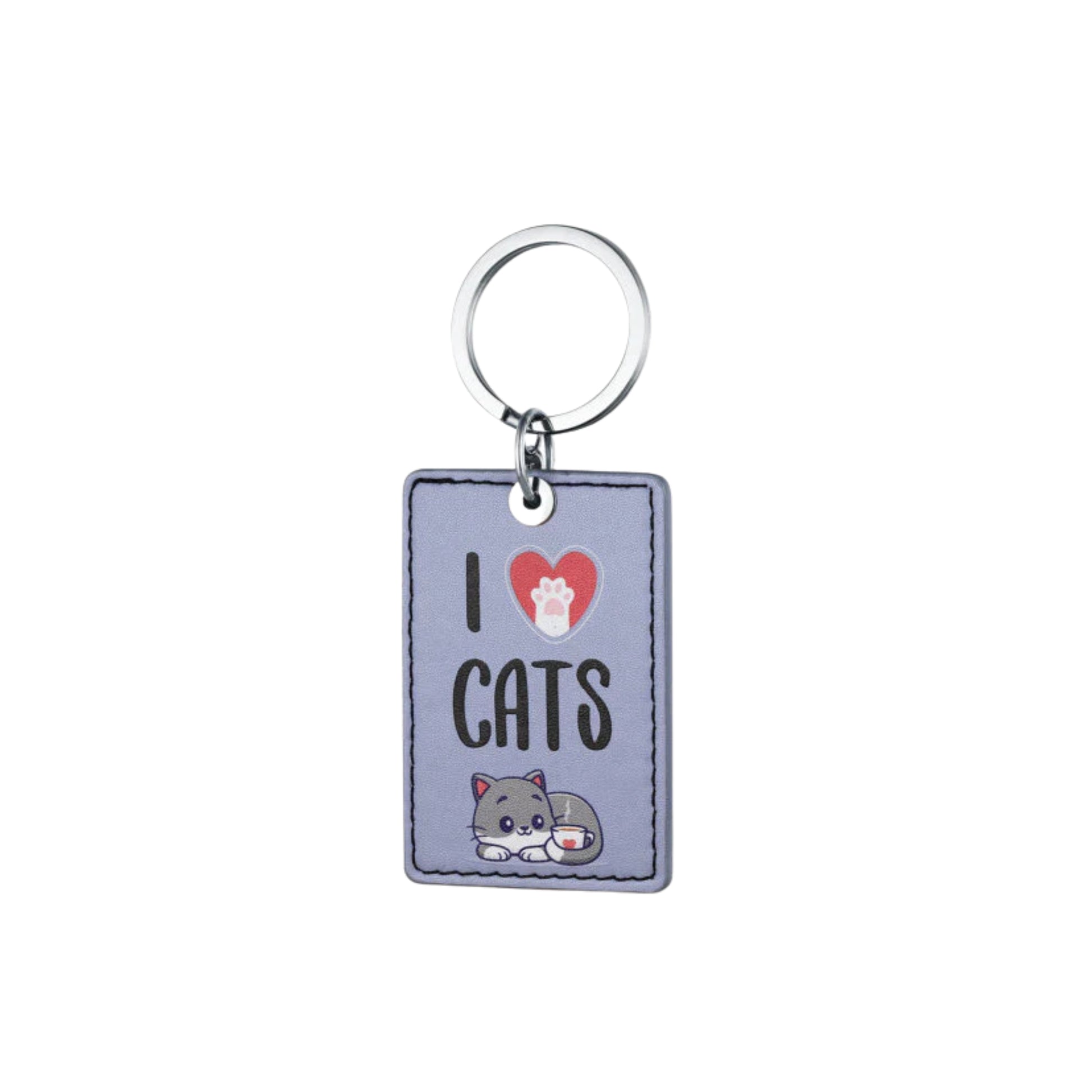 Portachiavi I Love Cats - Brand