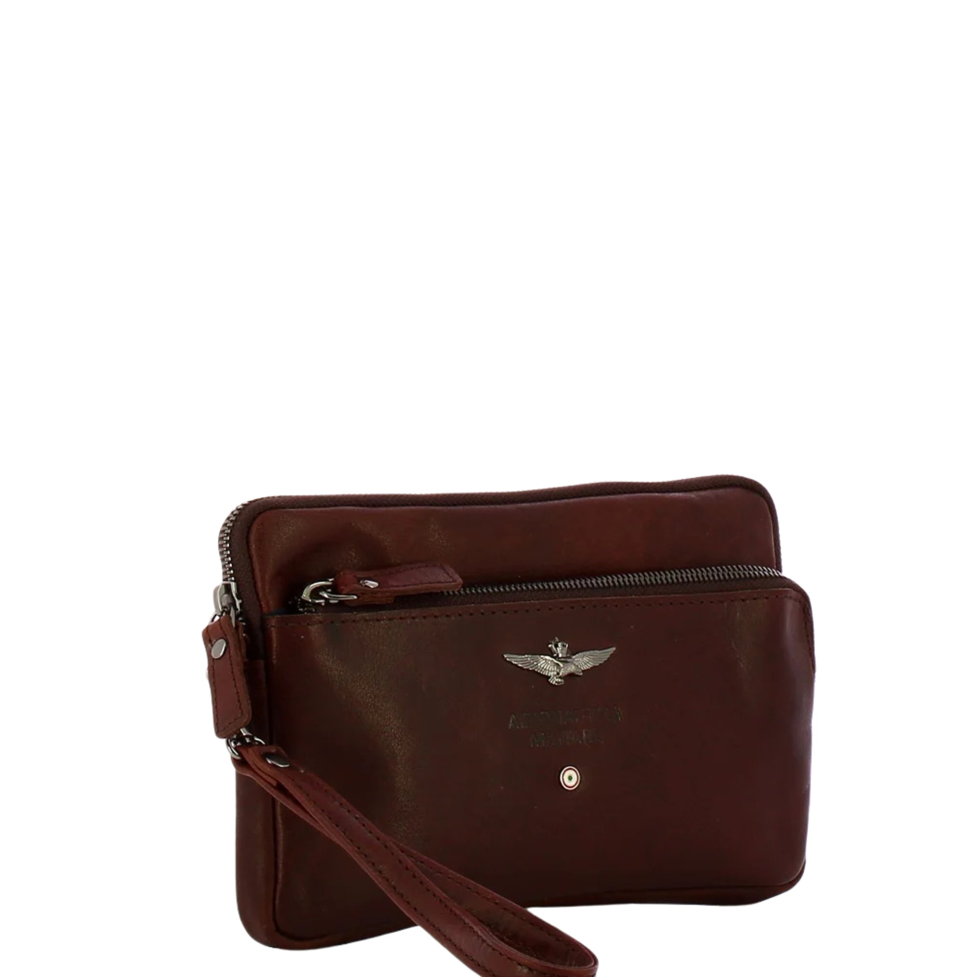 Pochette in Vera pelle Vintage - Aeronautica Militare