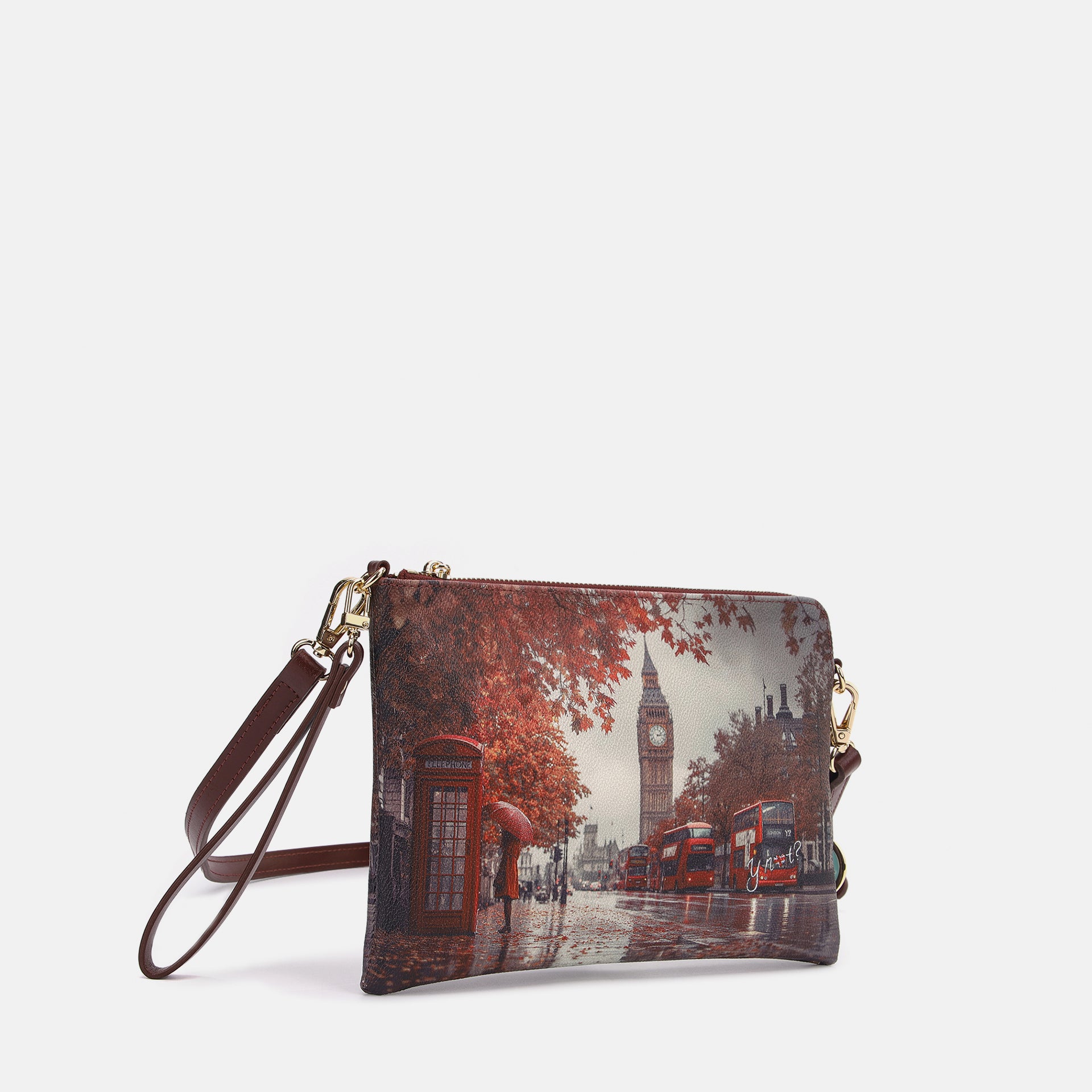 Clutch Yes bag stampa Londra - Ynot?