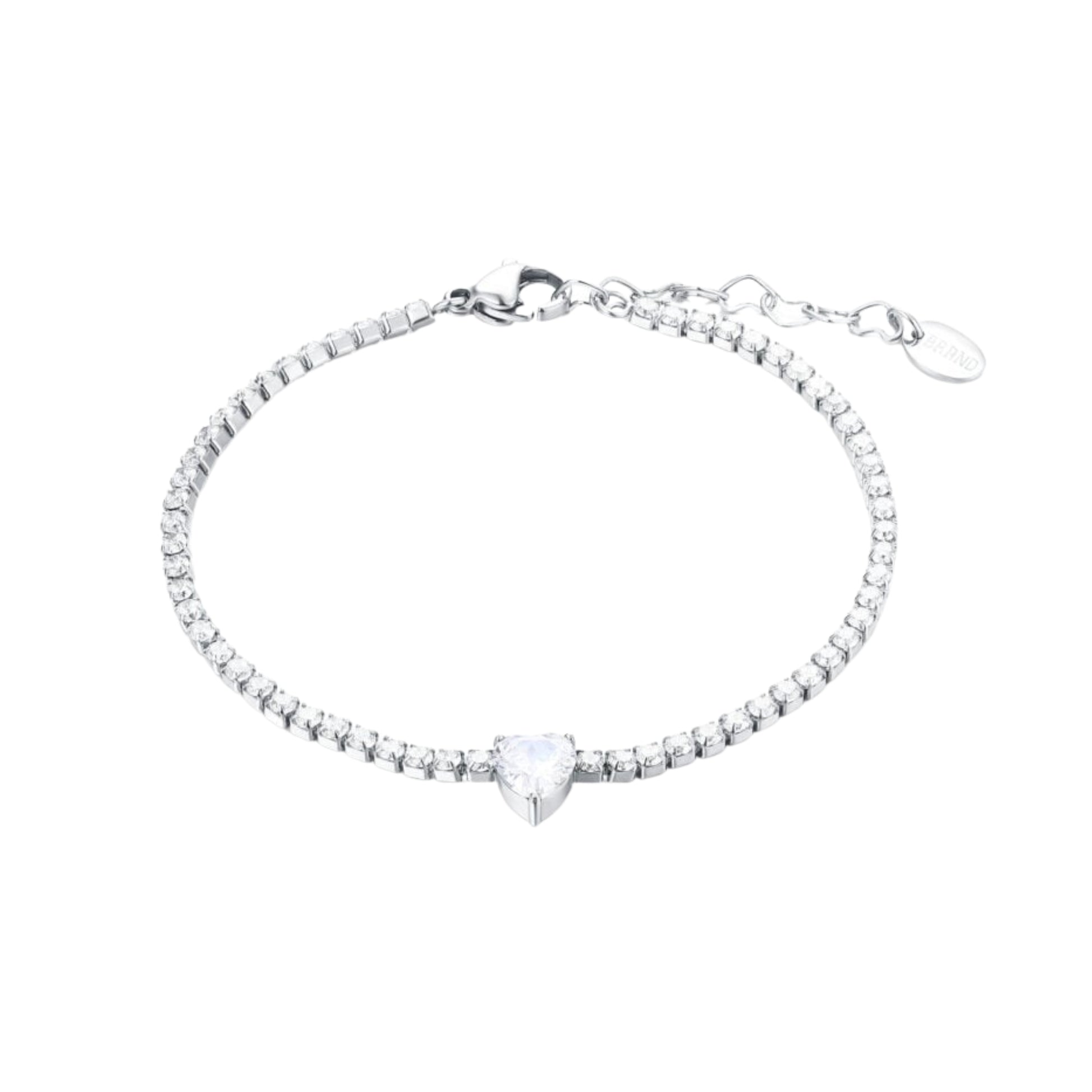 Bracciale Tennis Cuore Attimi - Brand Gioielli
