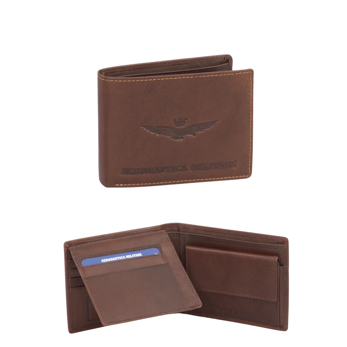 Portafoglio in Vera Pelle Eagle- Aeronautica Militare