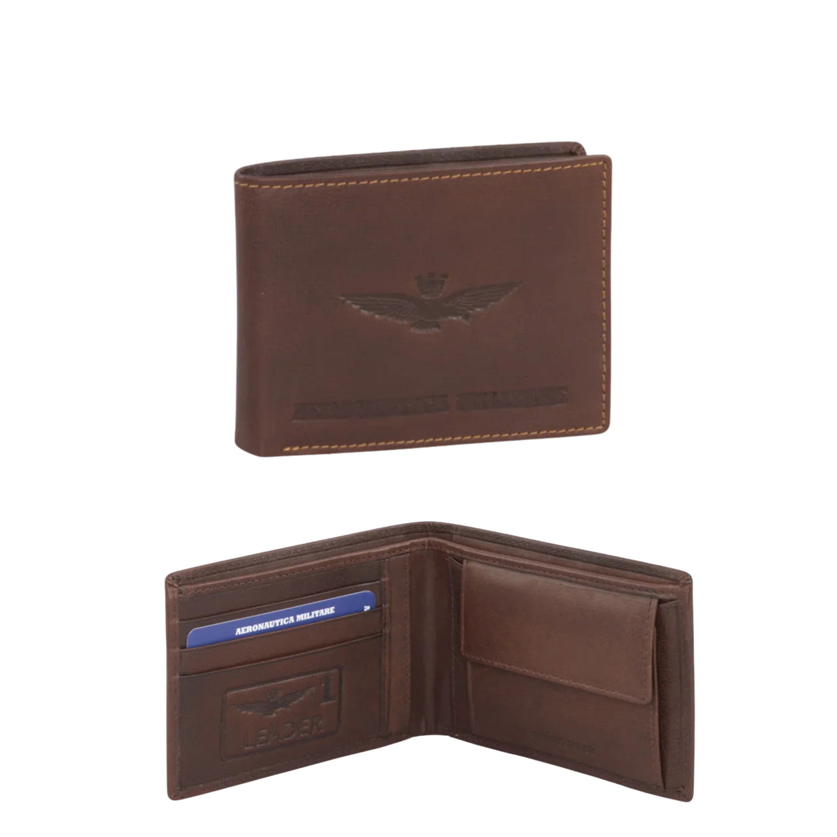 Portafoglio in Vera Pelle Eagle- Aeronautica Militare