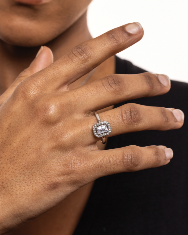 Anello Kate rettangolare