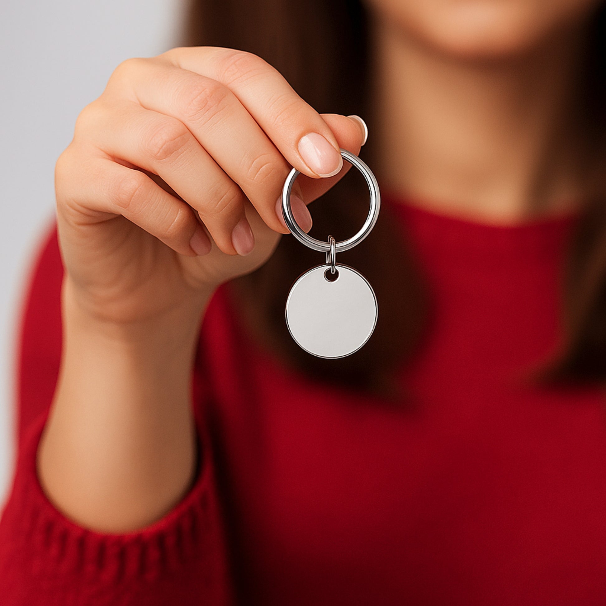 Portachiavi Tondo Liscio - Les Folies