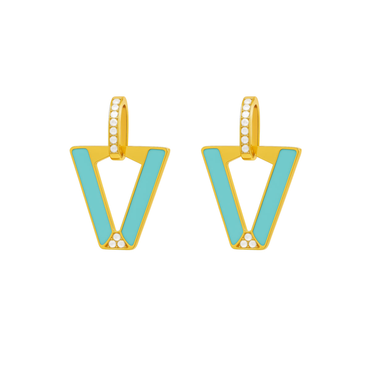 Coppia di Orecchini Valentina Supreme in Acciaio Inox - Les Folies