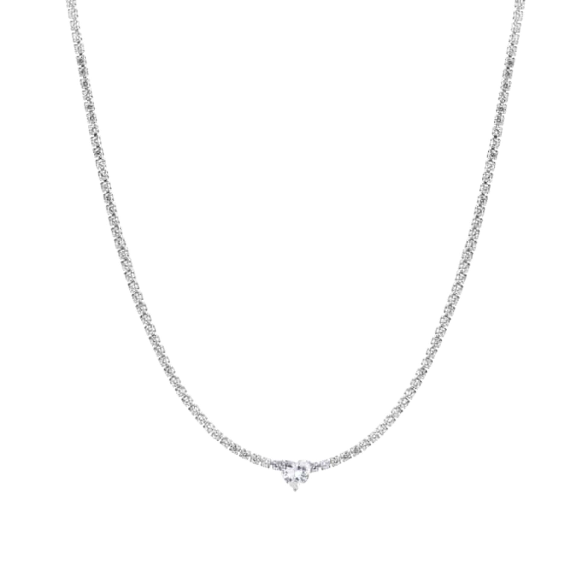 Collana Tennis Cuore Attimi - Brand Gioielli