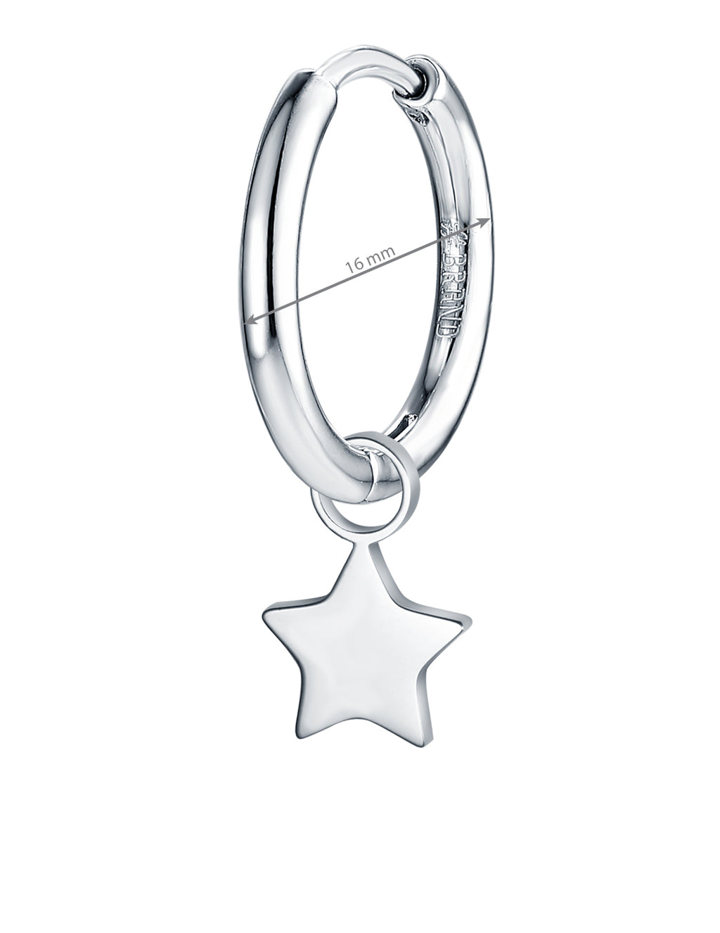 Mini Charm Stella acciaio