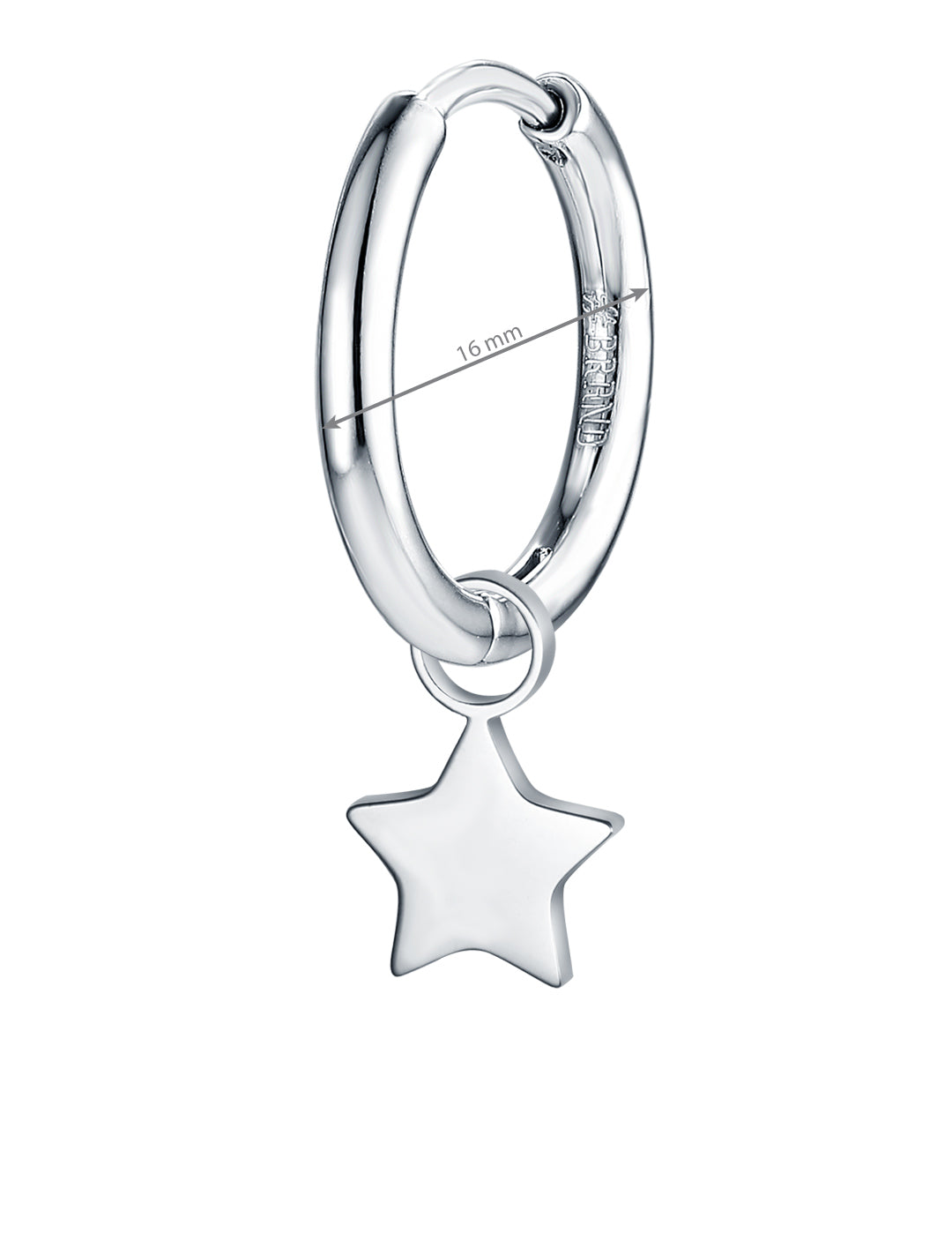 Mini Charm Stella acciaio