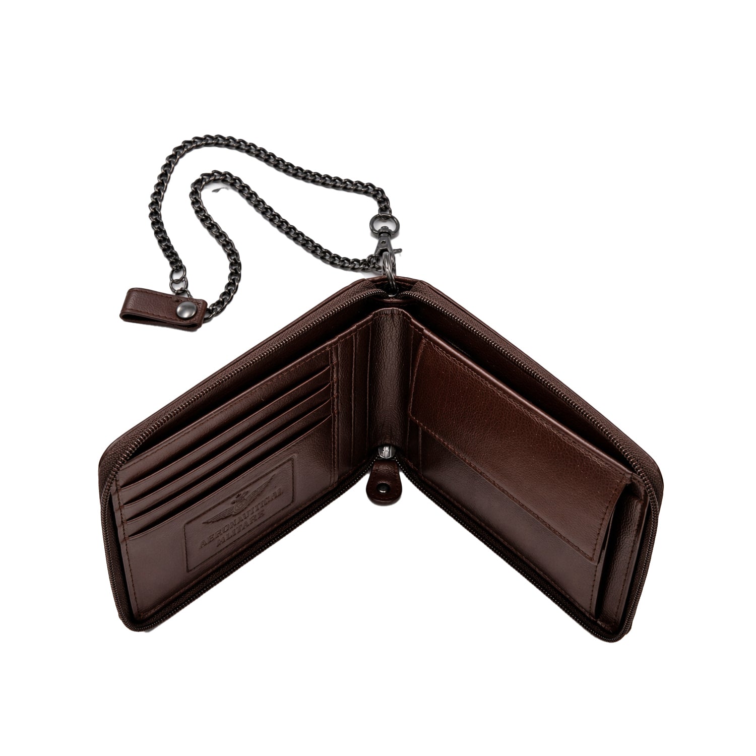 Portafoglio Aeronautica Militare AM243 Eagle in Vera Pelle con catena