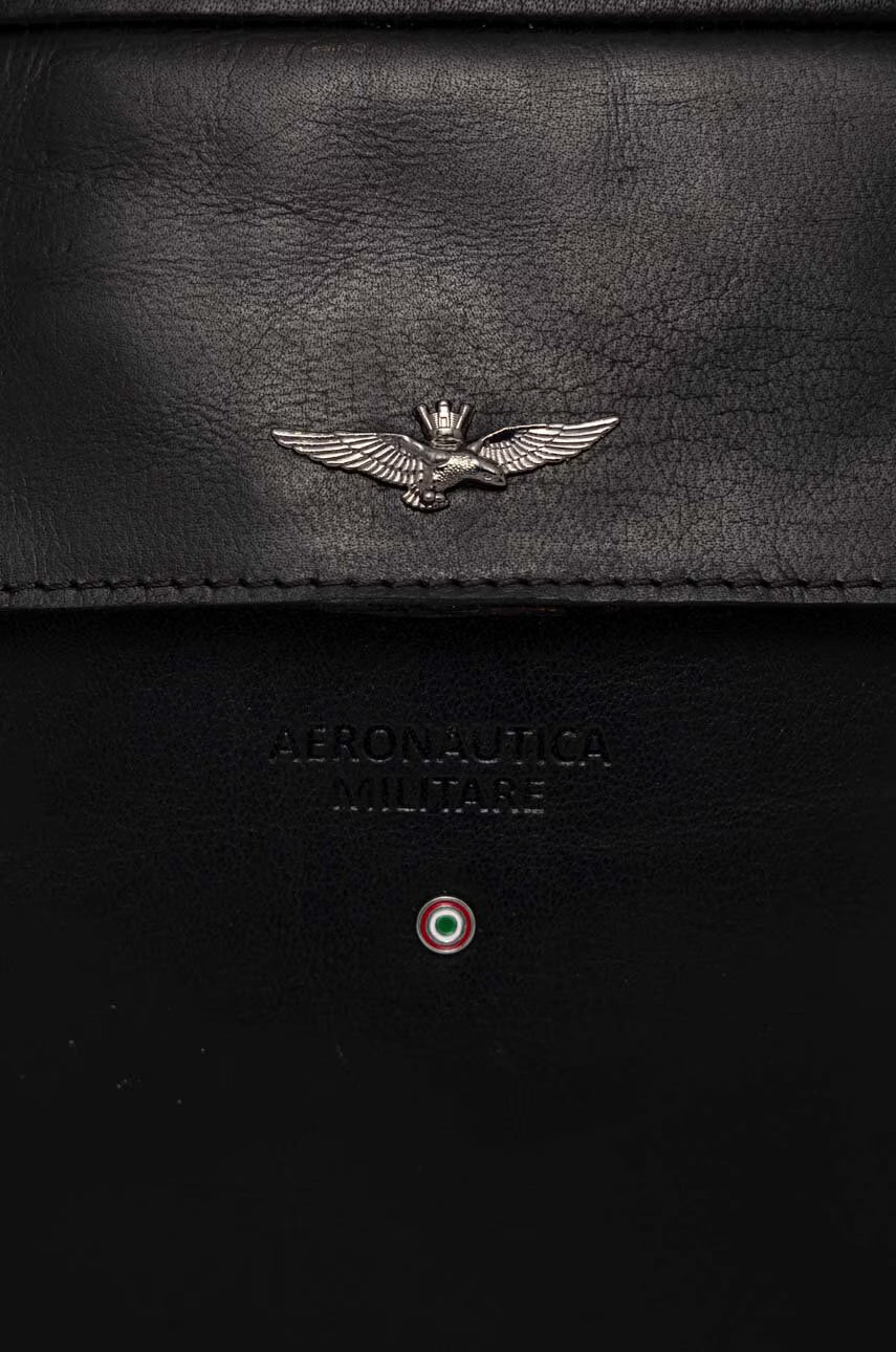 Tracolla Porta Tablet in Vera pelle Vintage - Aeronautica Militare