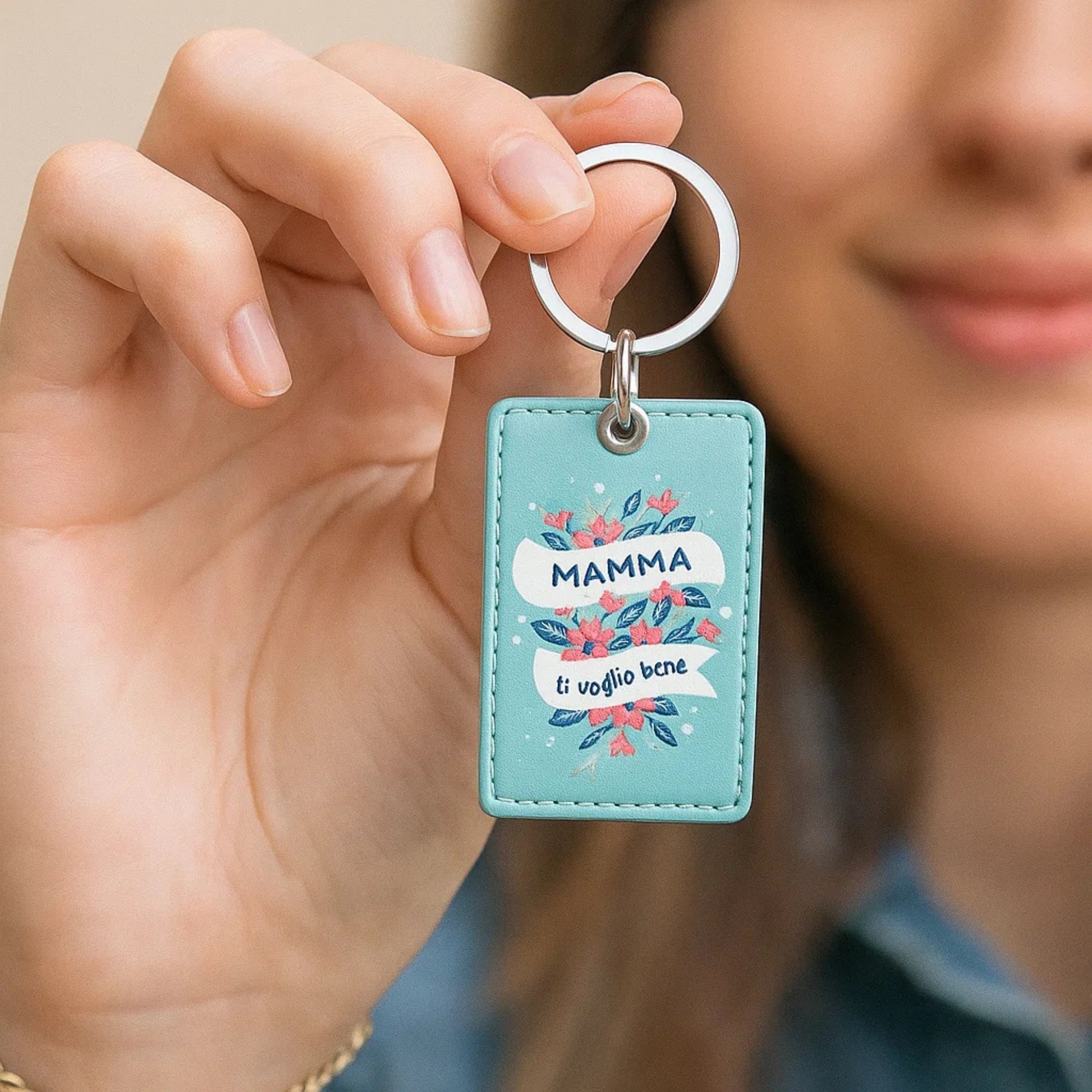 Portachiavi Mamma ti voglio bene - Brand Gioielli