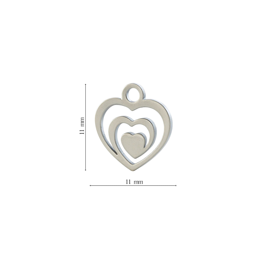 Mini Charm Cuore - Les Folies