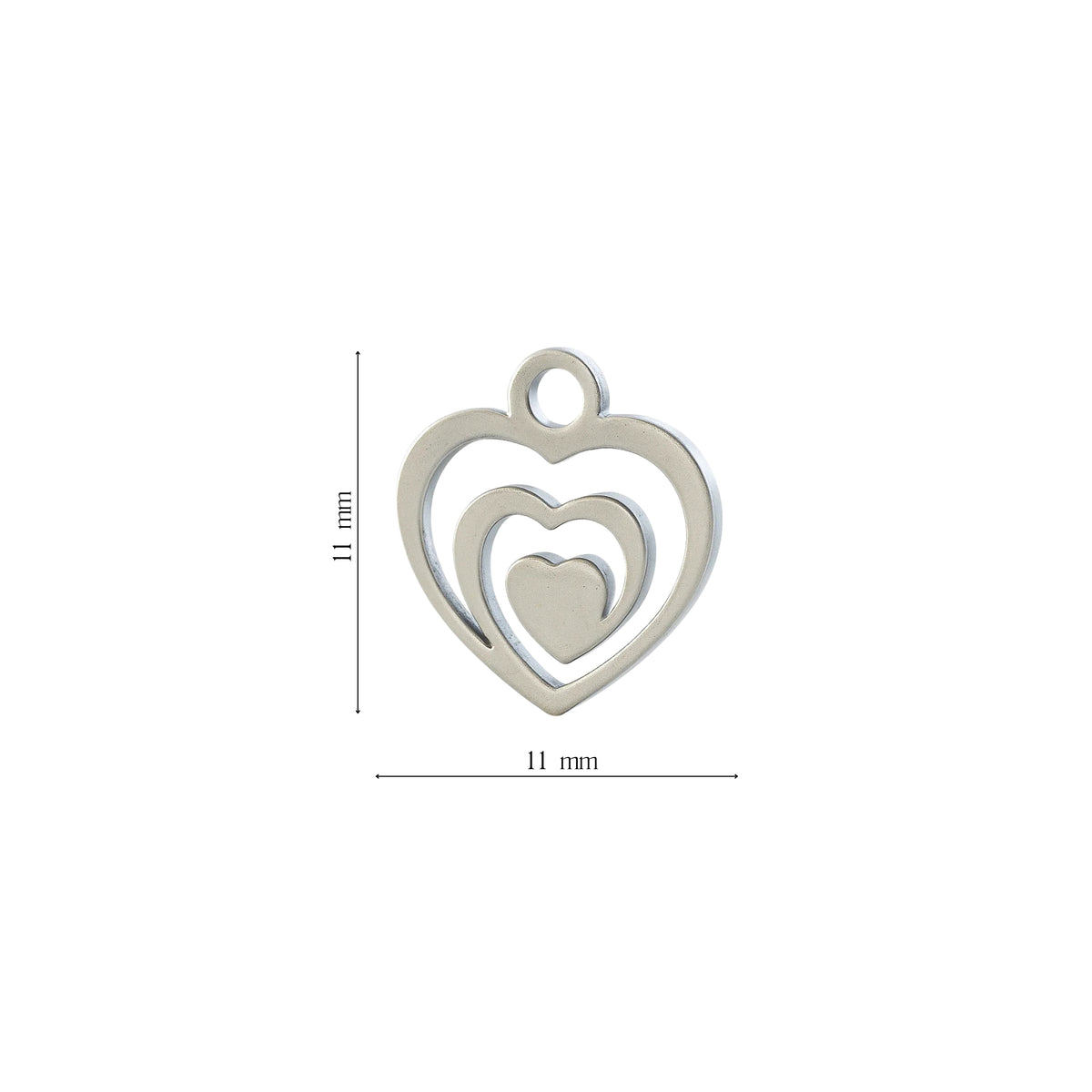 Mini Charm Cuore - Les Folies