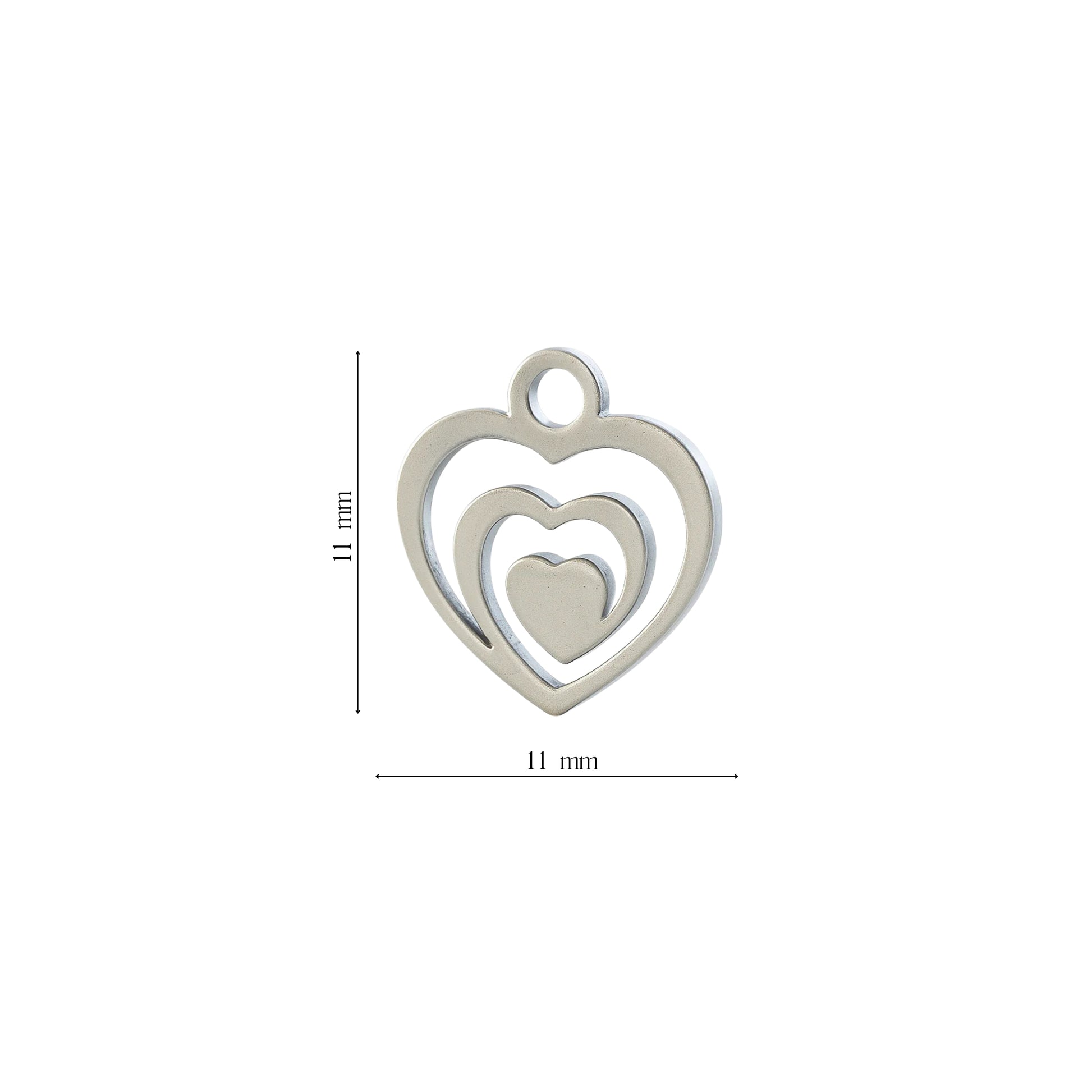 Mini Charm Cuore - Les Folies