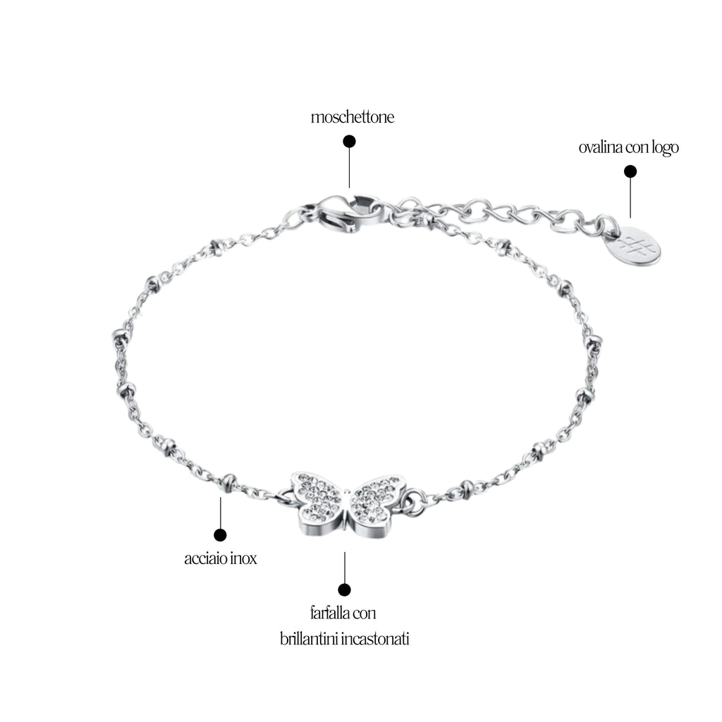 Bracciale Farfalla Shine - Brand Gioielli