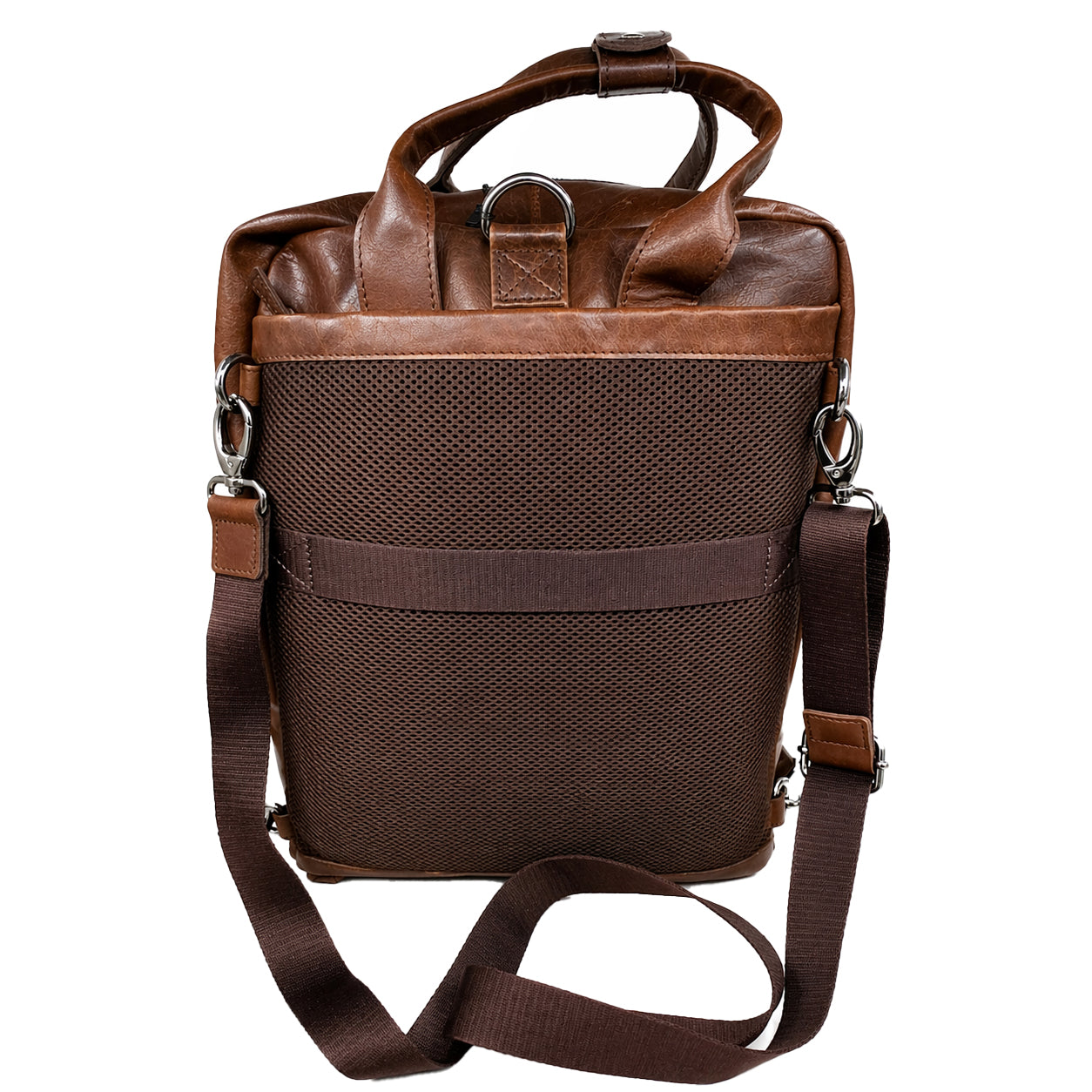 Zaino Porta PC Aeronautica Militare AM352 Vintage in Vera Pelle