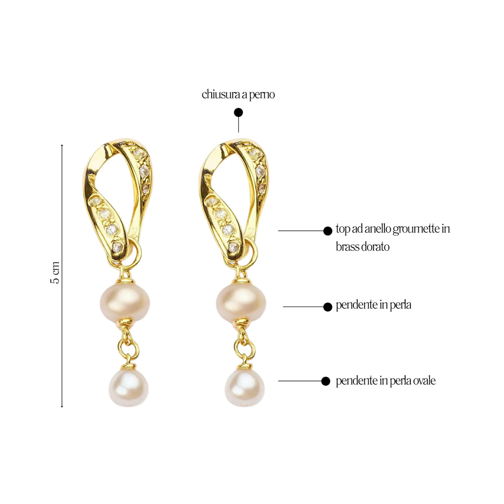Orecchini Perla Grace - You B'jou by Barbieri