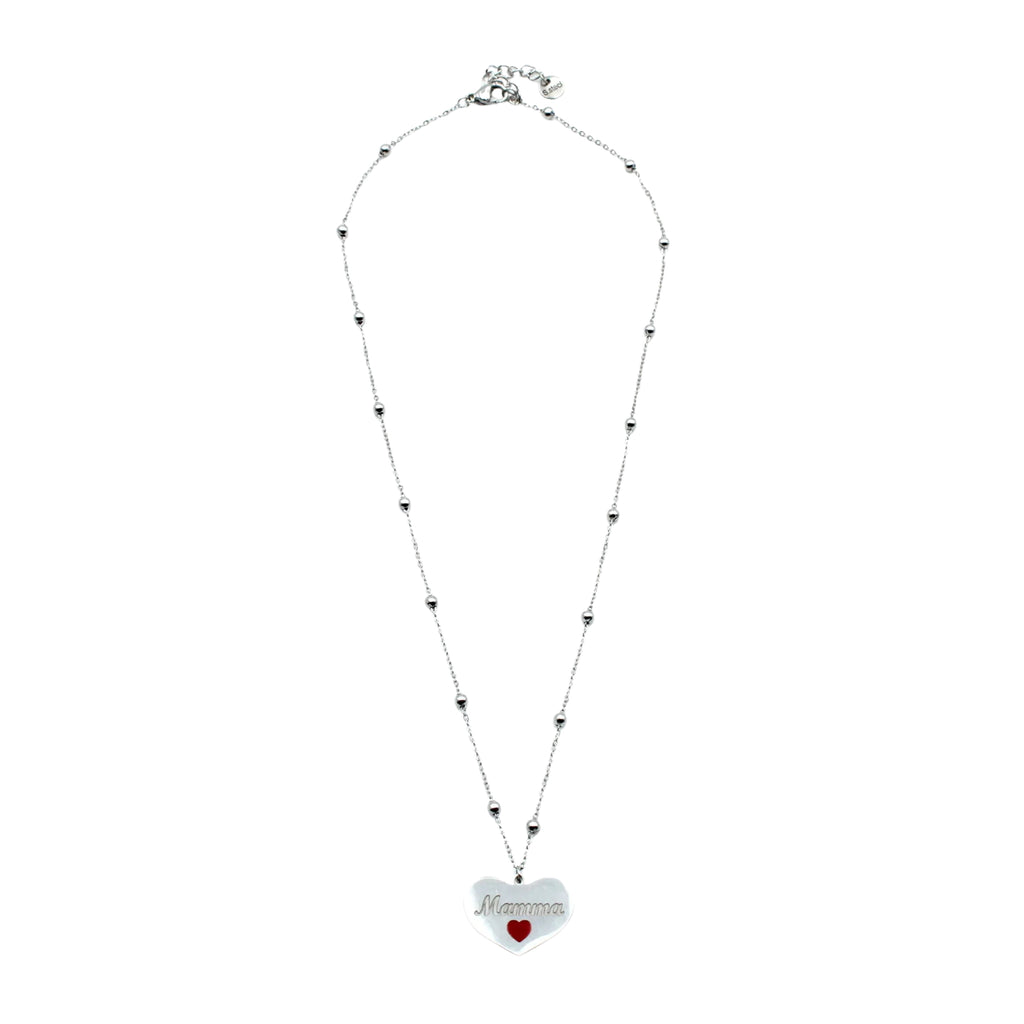Collana Cuore "Mamma"- Les Folies