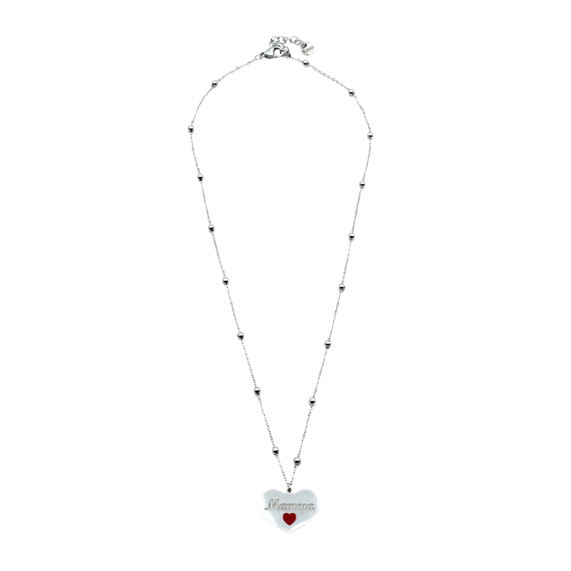 Collana Cuore "Mamma"- Les Folies