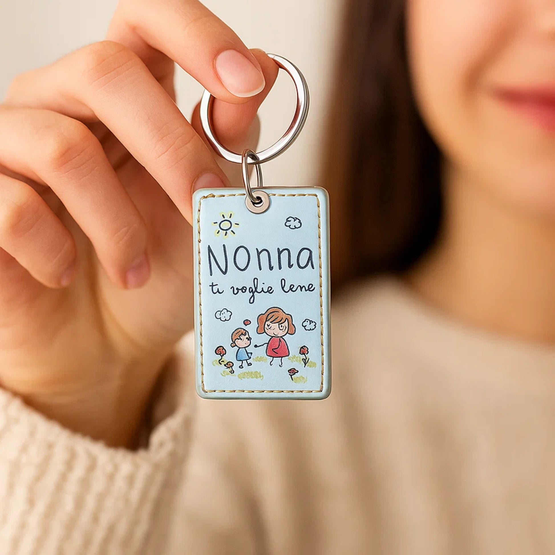 Portachiavi Nonna Ti voglio bene - Brand Gioielli