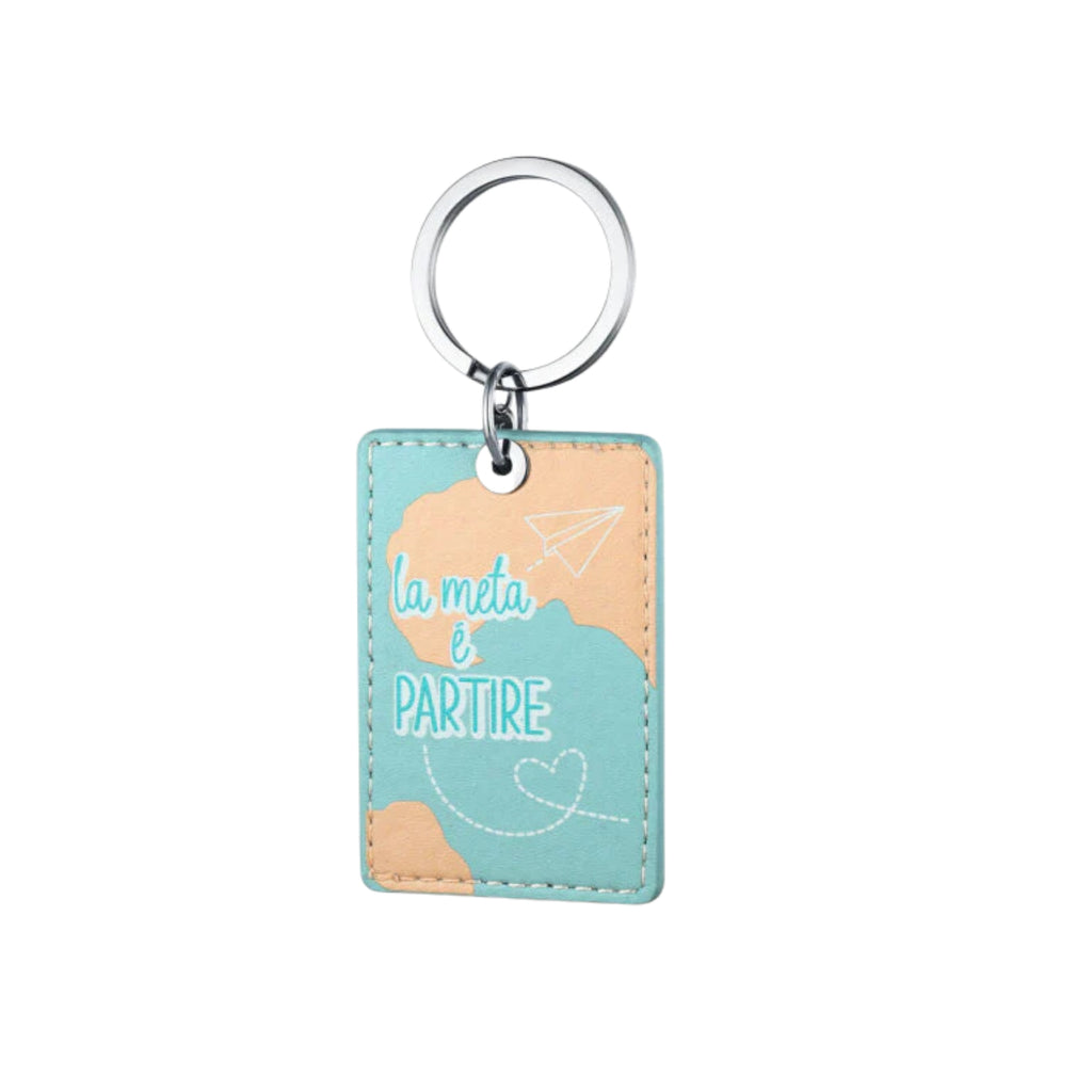 Portachiavi La meta è partire - Brand Gioielli