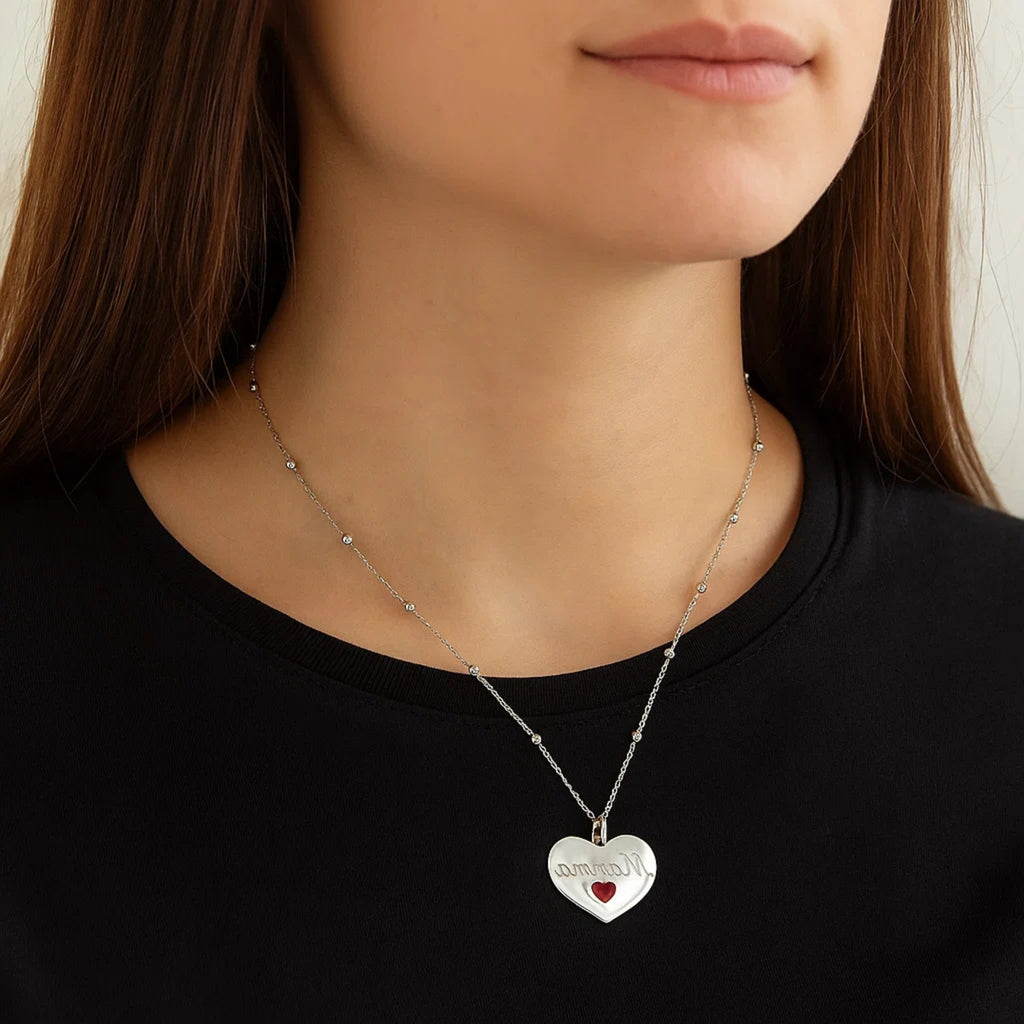 Collana Cuore "Mamma"- Les Folies