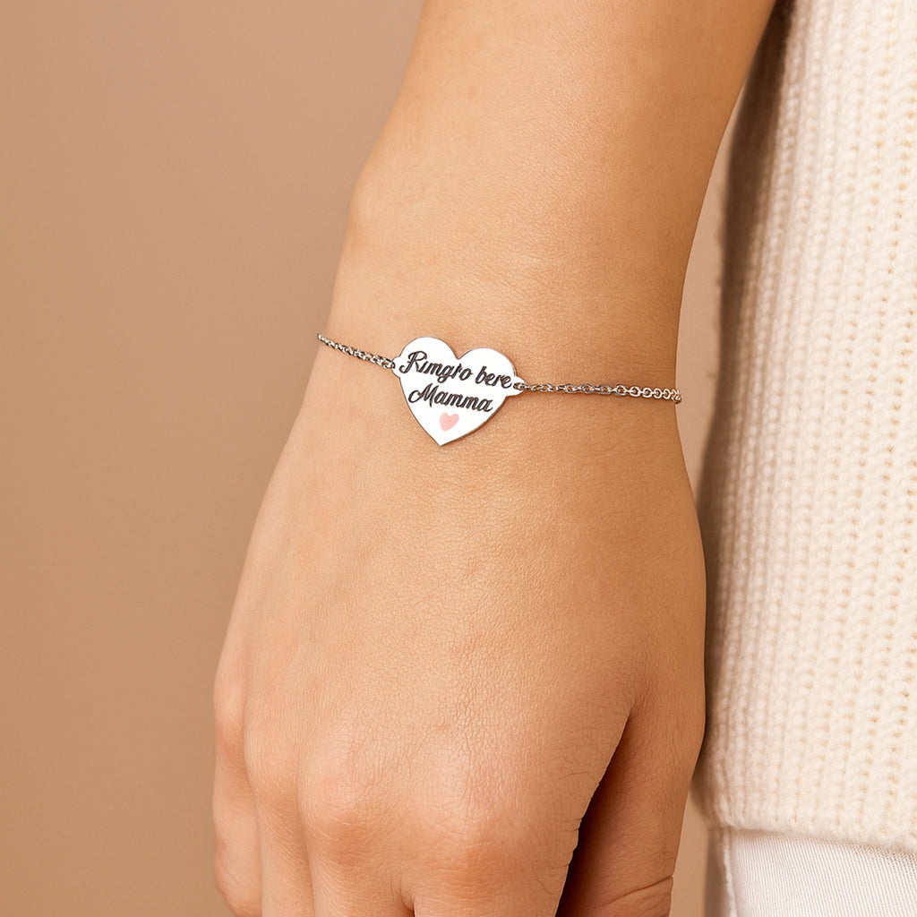 Bracciale "Mamma ti voglio bene" - Brand Gioielli
