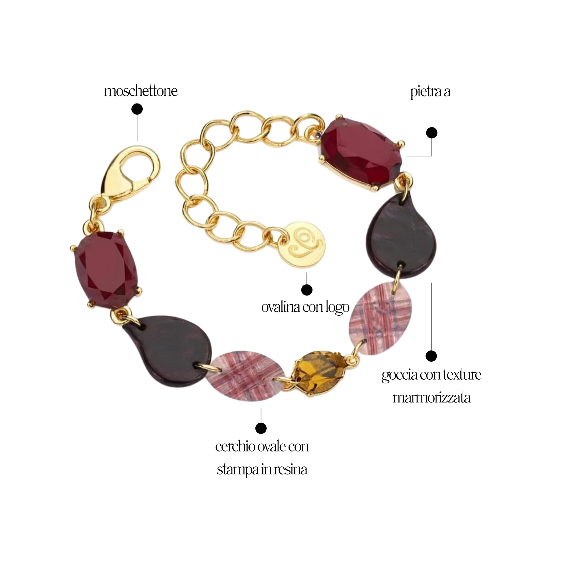 Bracciale Granata - You B'jou by Barbieri