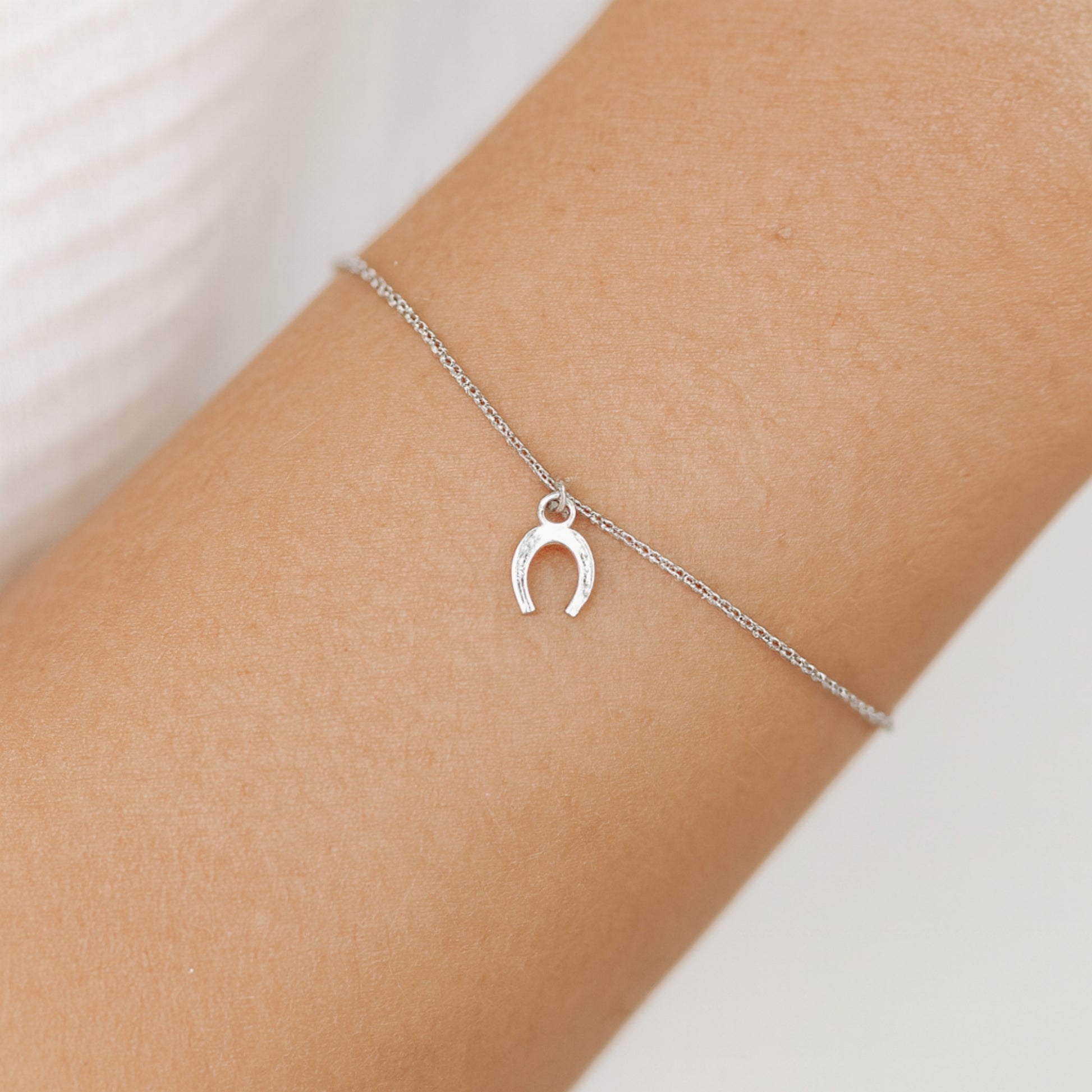 Mini Charm Ferro di Cavallo con cristalli - Brand Gioielli