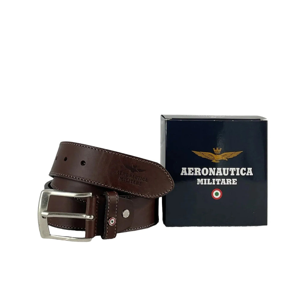 Cintura Uomo Aeronautica Militare AM403 in Vera Pelle