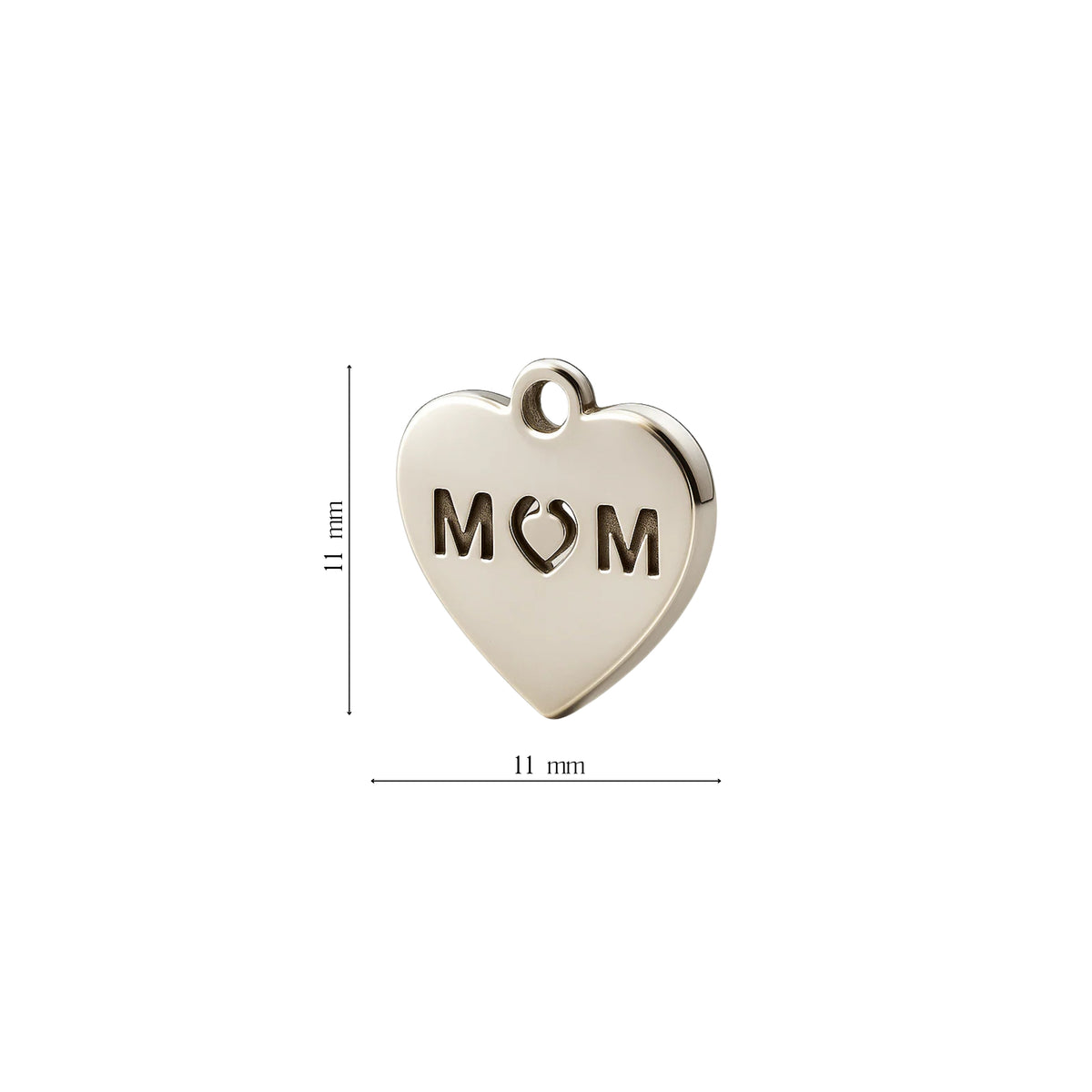 Mini Charm Cuore Mom - Les Folies