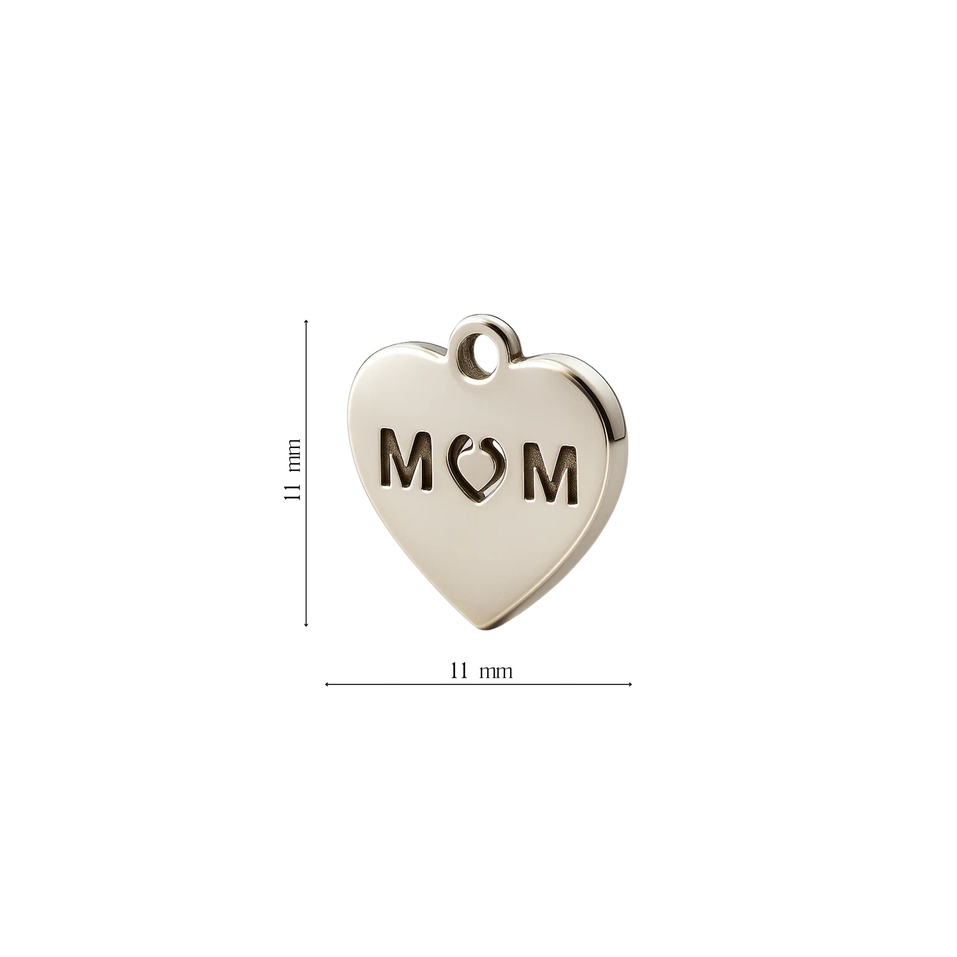 Mini Charm Cuore Mom - Les Folies