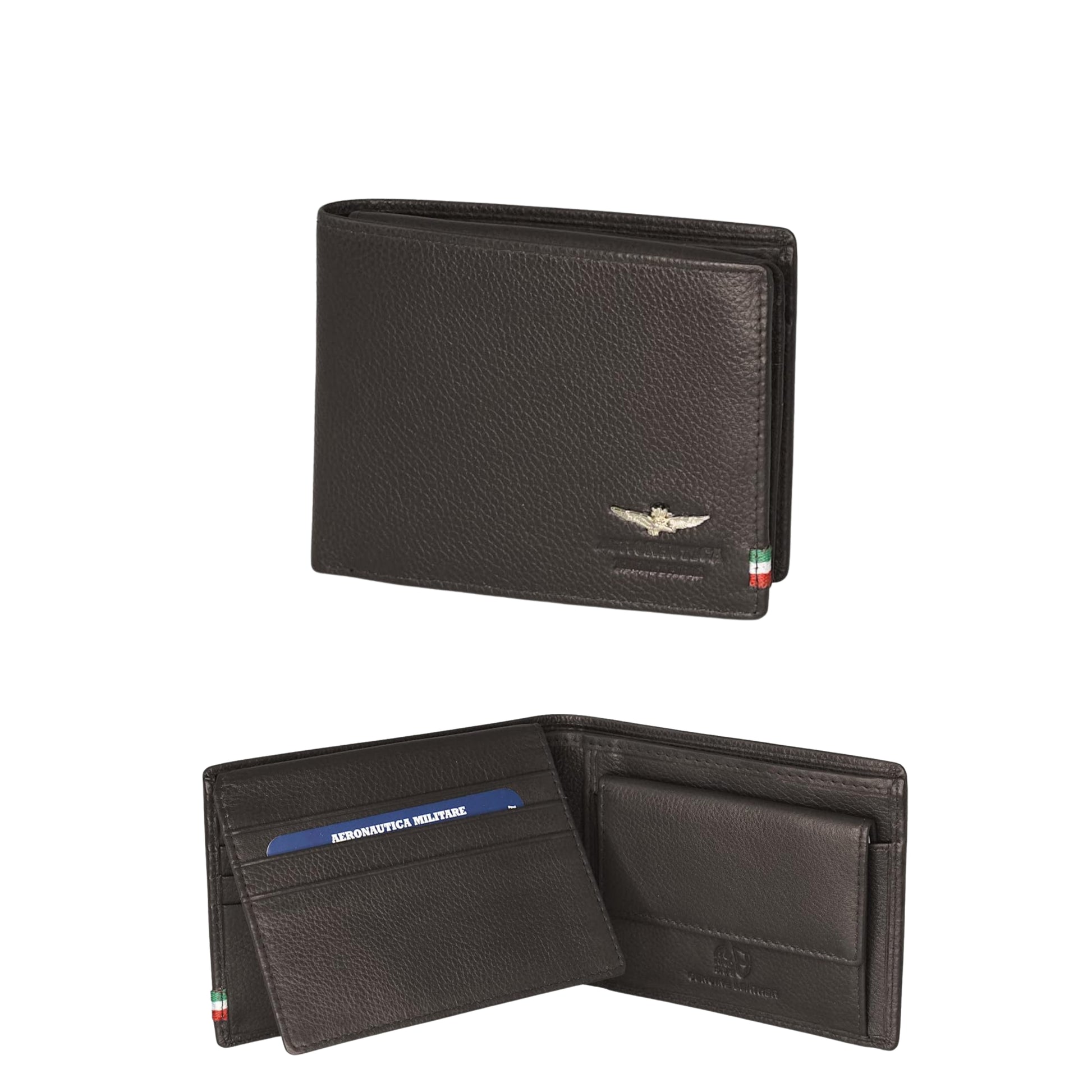 Portafoglio in Vera Pelle Flag - Aeronautica Militare
