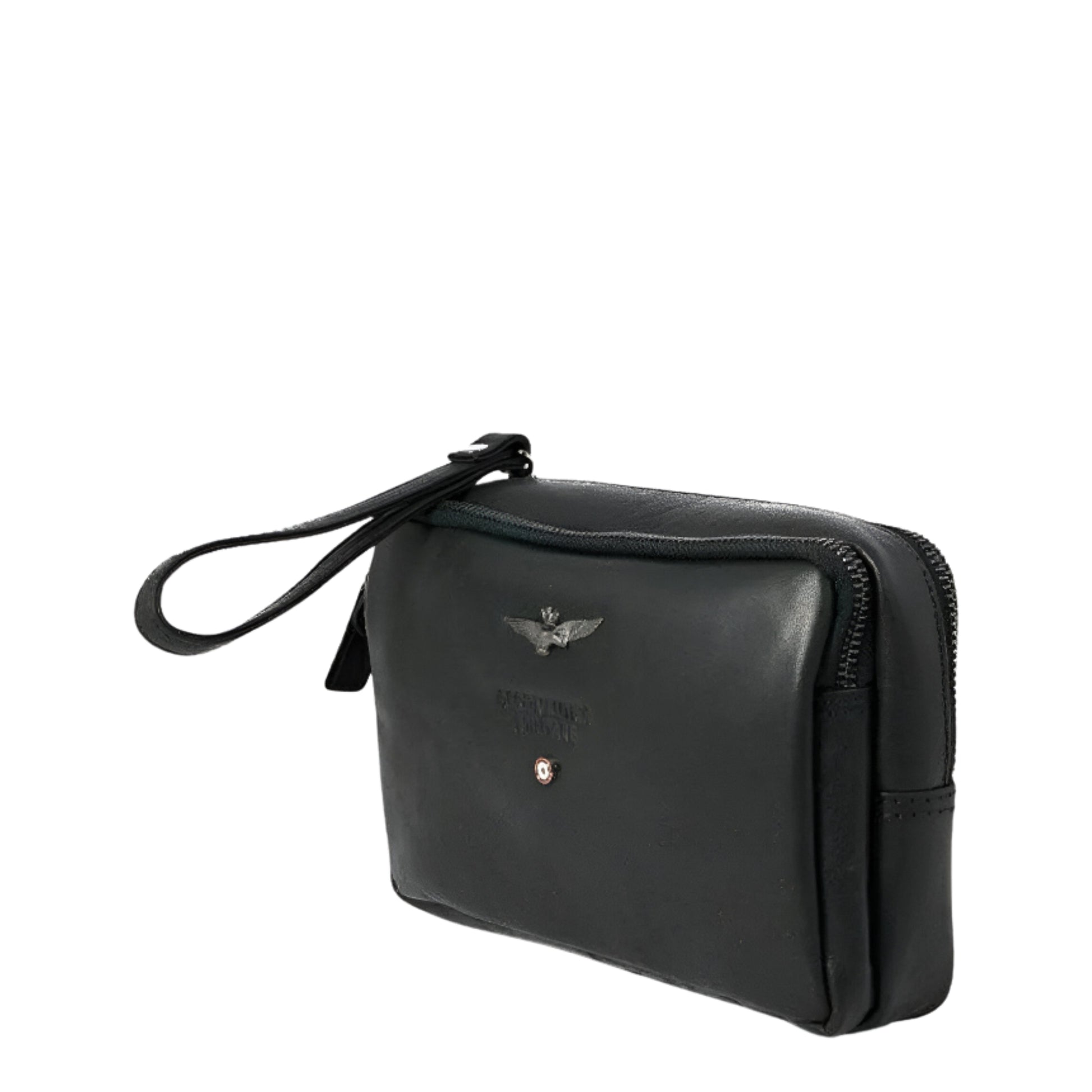 Aeronautica Militare Pochette in "VERA PELLE"