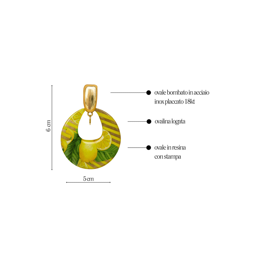 Orecchini "LEMON JUICE"