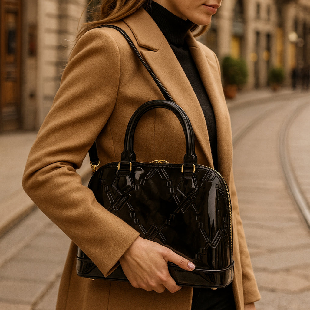Borsa Vernice - Verde Fashion