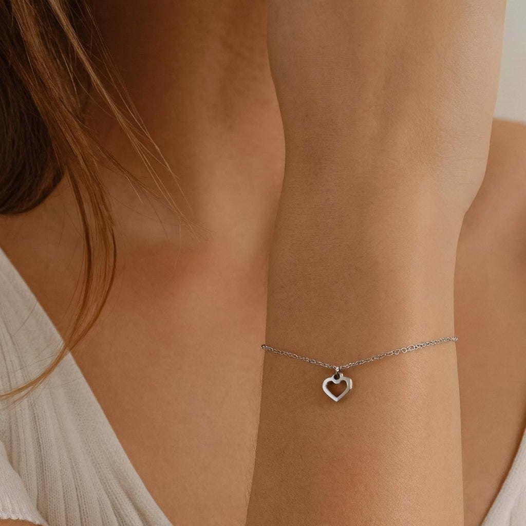 Mini Charm Cuore Vuoto - Brand Gioielli