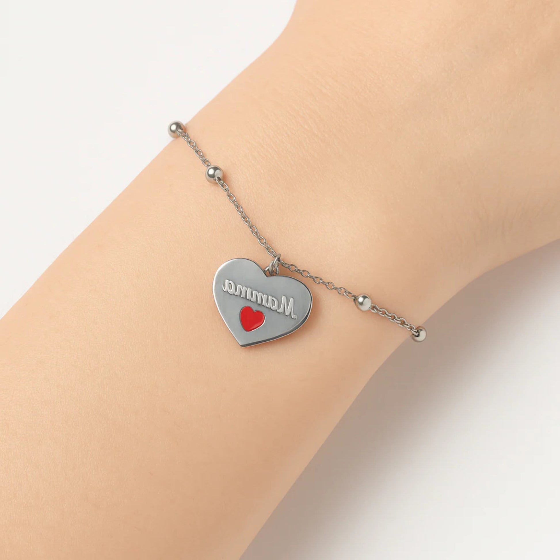 Bracciale Cuore "Mamma"- Les Folies