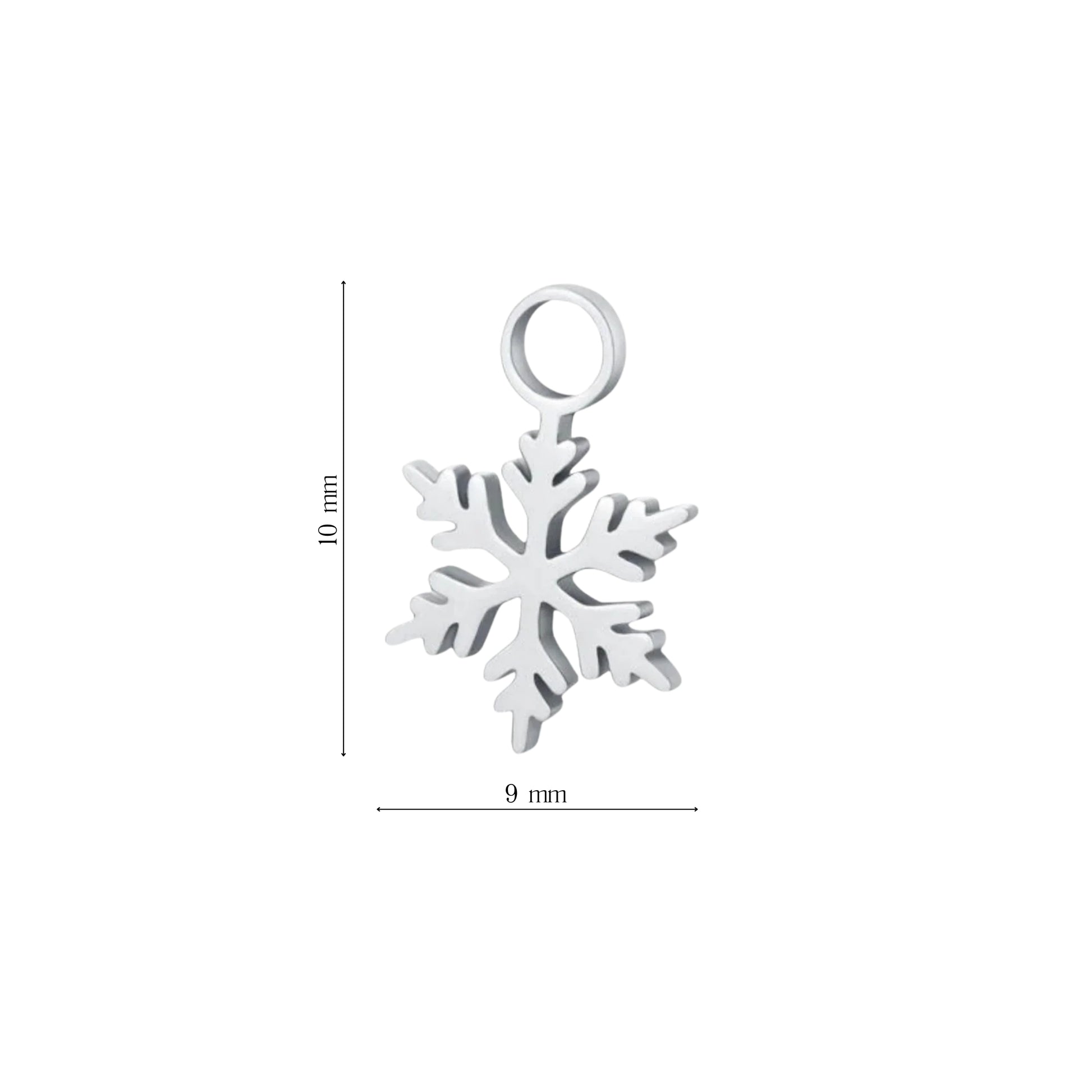 Mini Charm Fiocco di Neve - Brand Gioielli