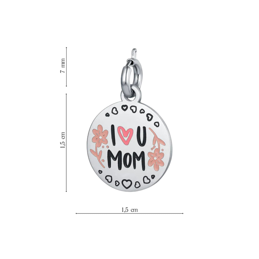 Charm Mamma "I love you Mom" - Brand Gioielli
