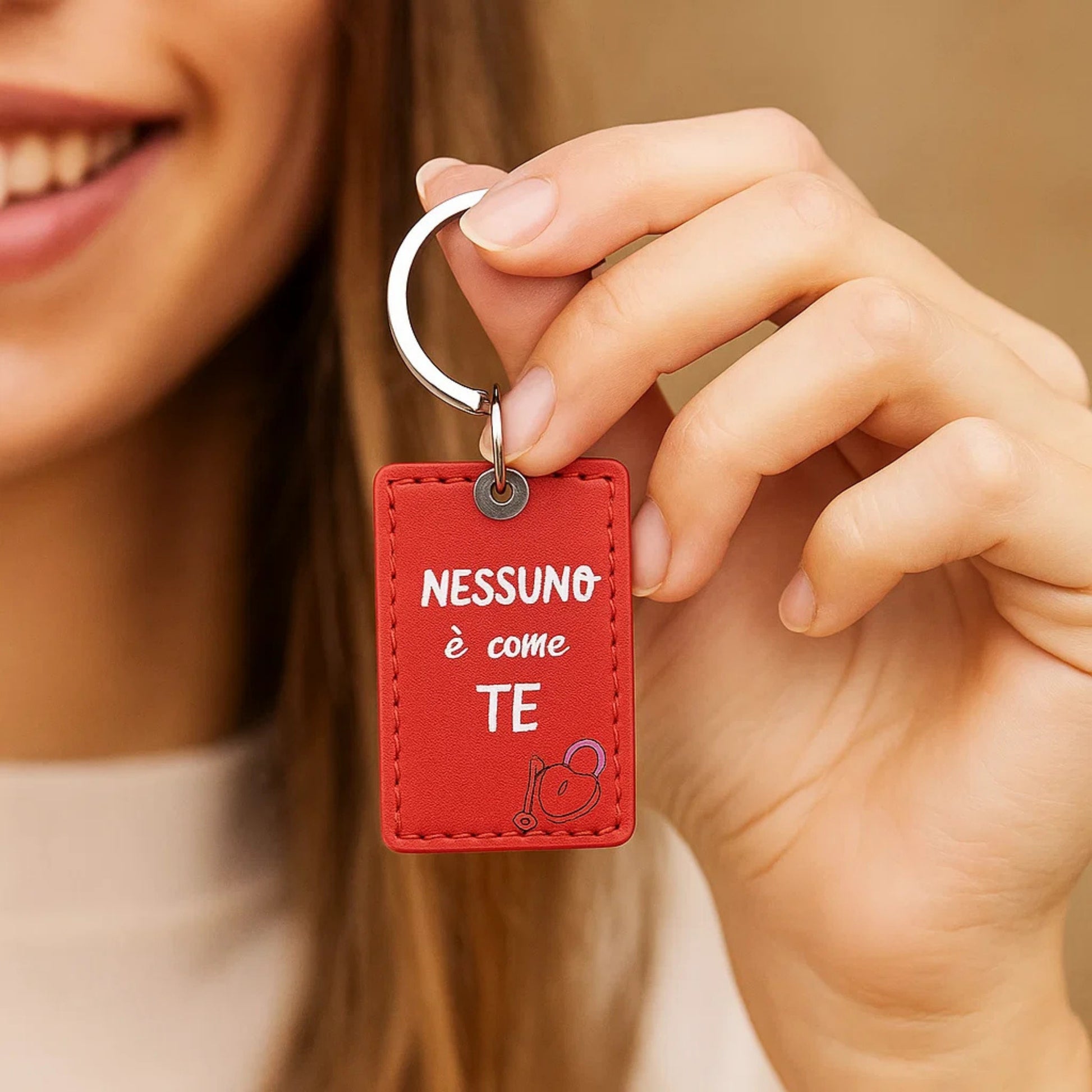 Portachiavi Nessuno è Come Te - Brand Gioielli