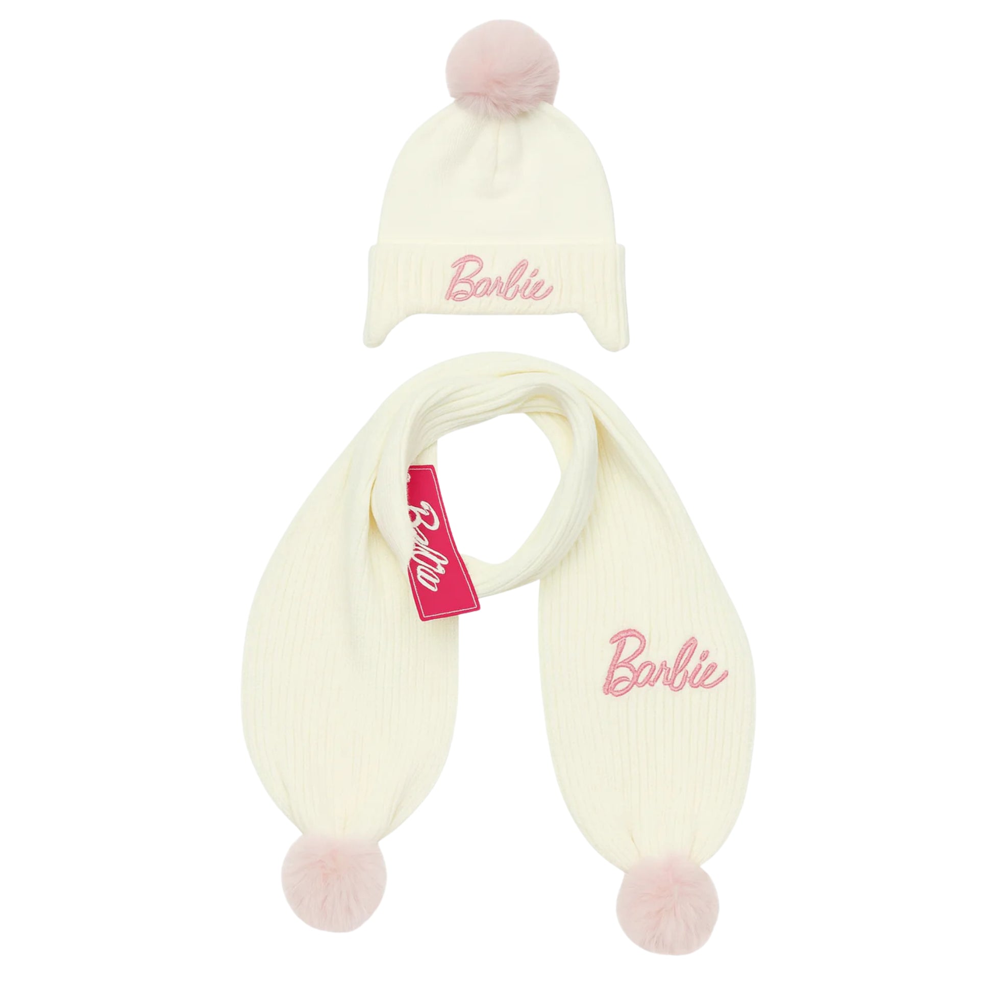 Set Cappello e Sciarpa Pompon - Barbie